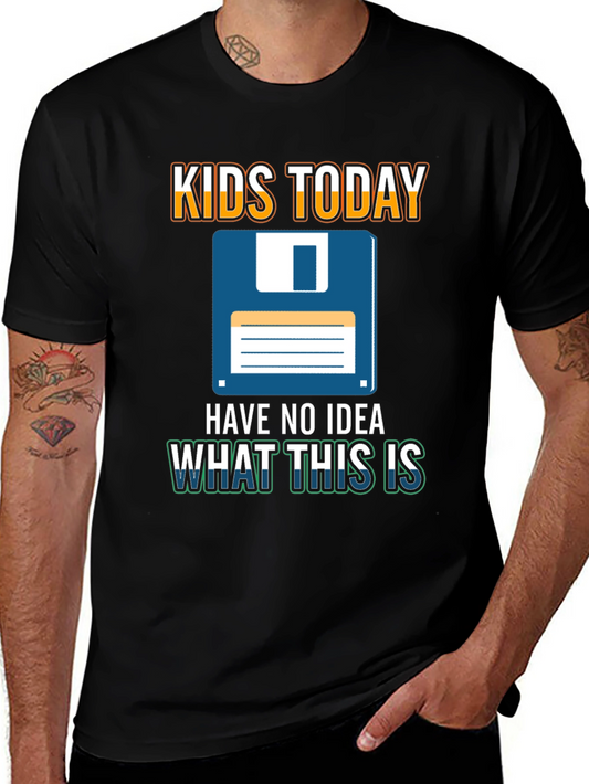 Retro Floppy Disk T-Shirt - Kids Today Have No Idea!