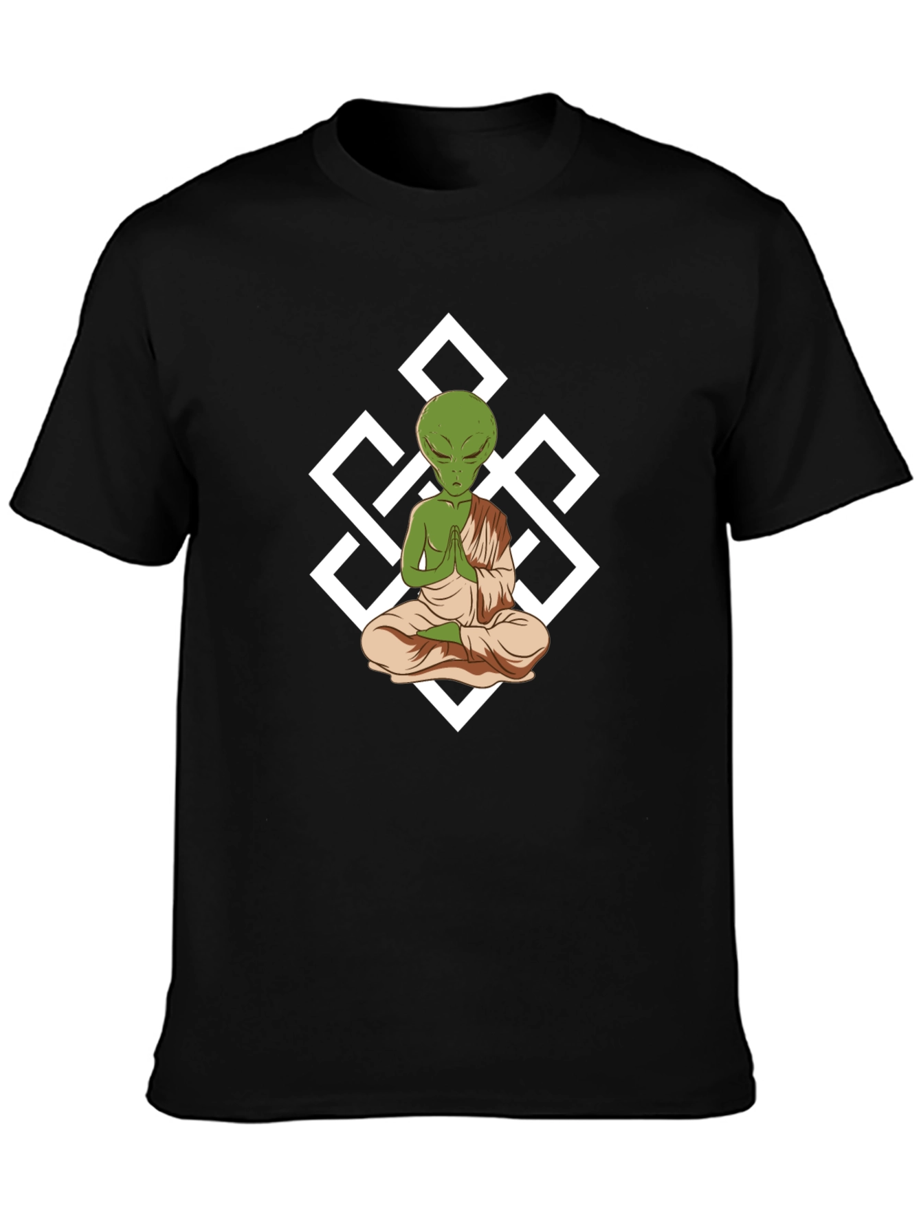 Meditating Alien Graphic Tee