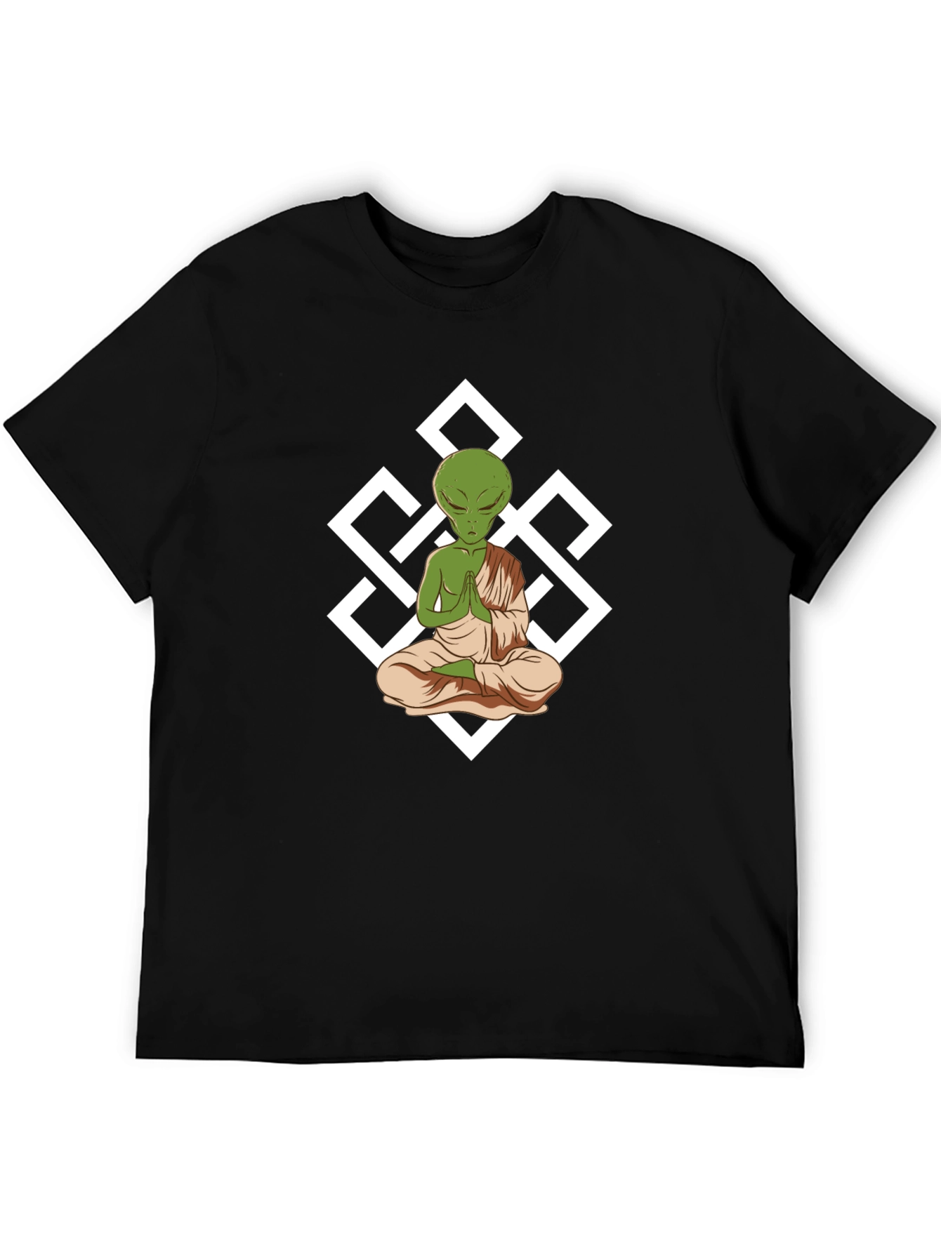 Meditating Alien Graphic Tee