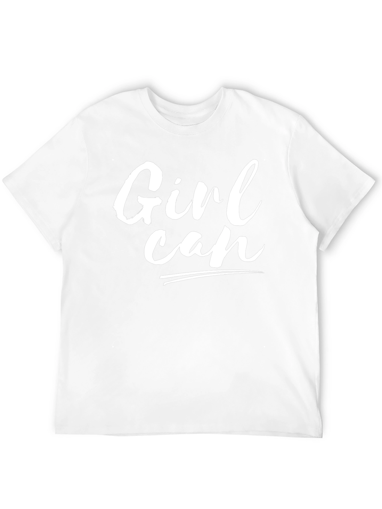Girl Can T-Shirt - Black Cotton Tee