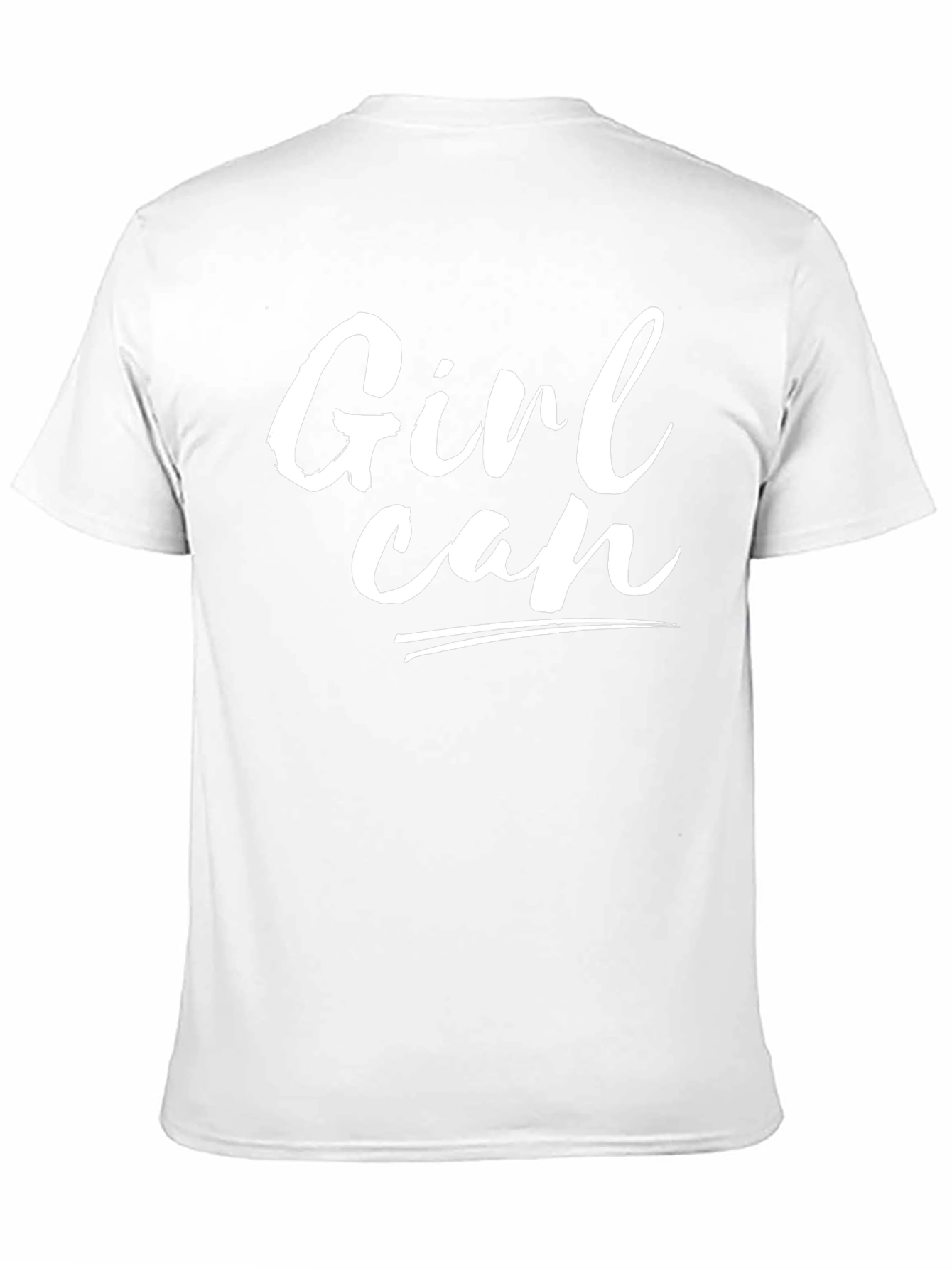 Girl Can T-Shirt - Black Cotton Tee