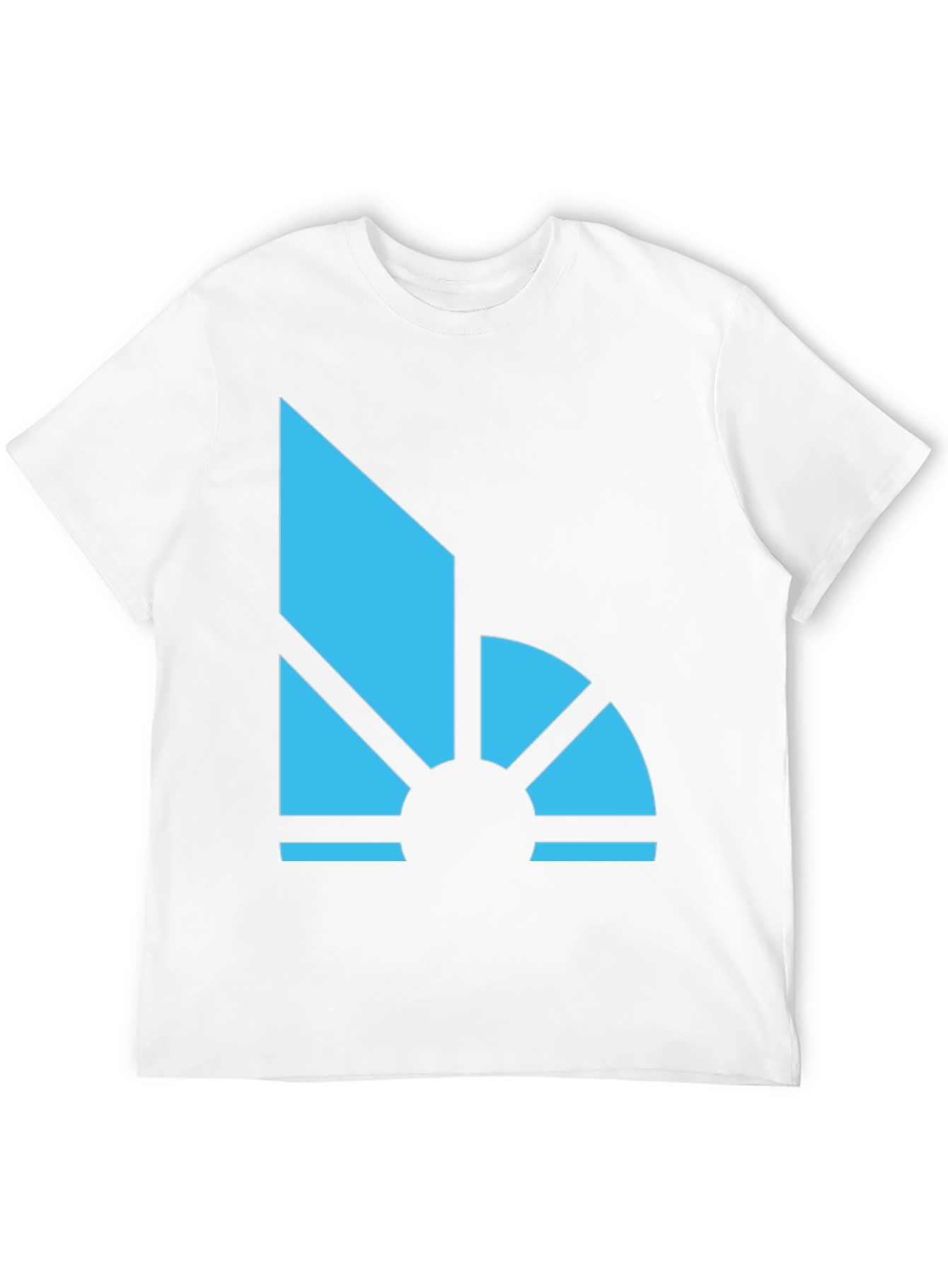Geometric Sunrise Graphic Tee - Modern Style