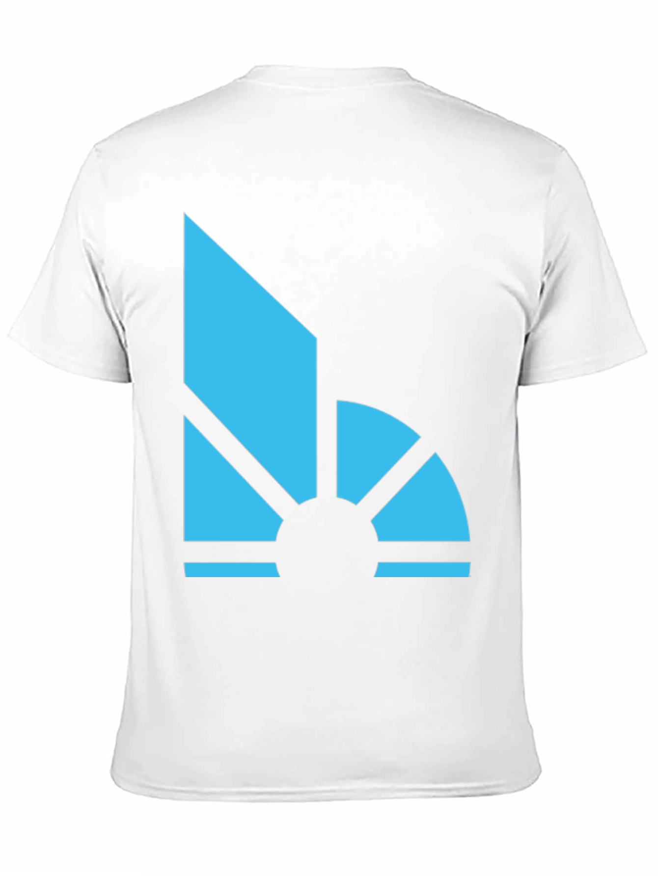 Geometric Sunrise Graphic Tee - Modern Style