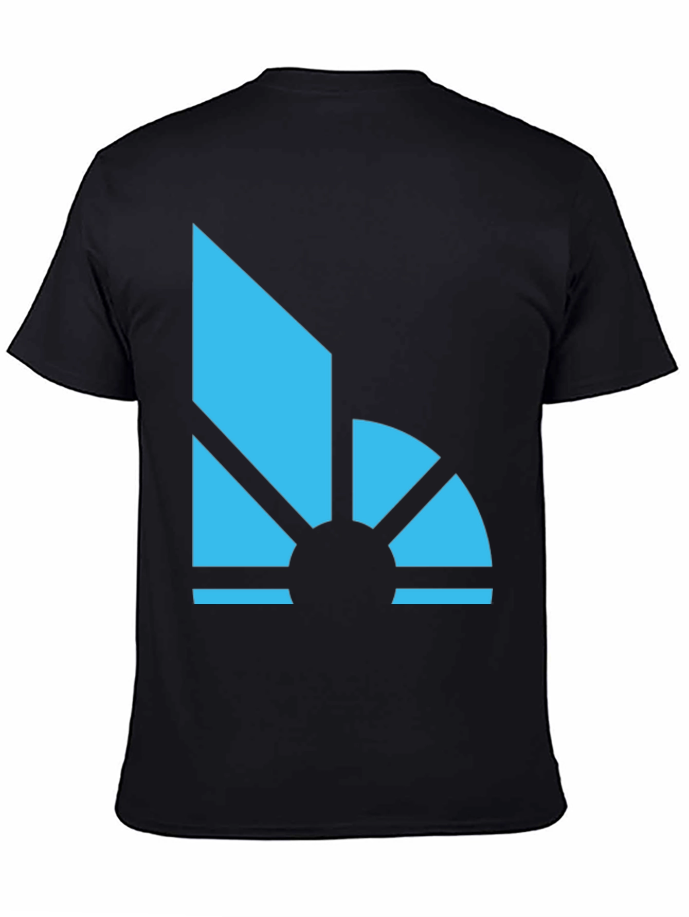 Geometric Sunrise Graphic Tee - Modern Style