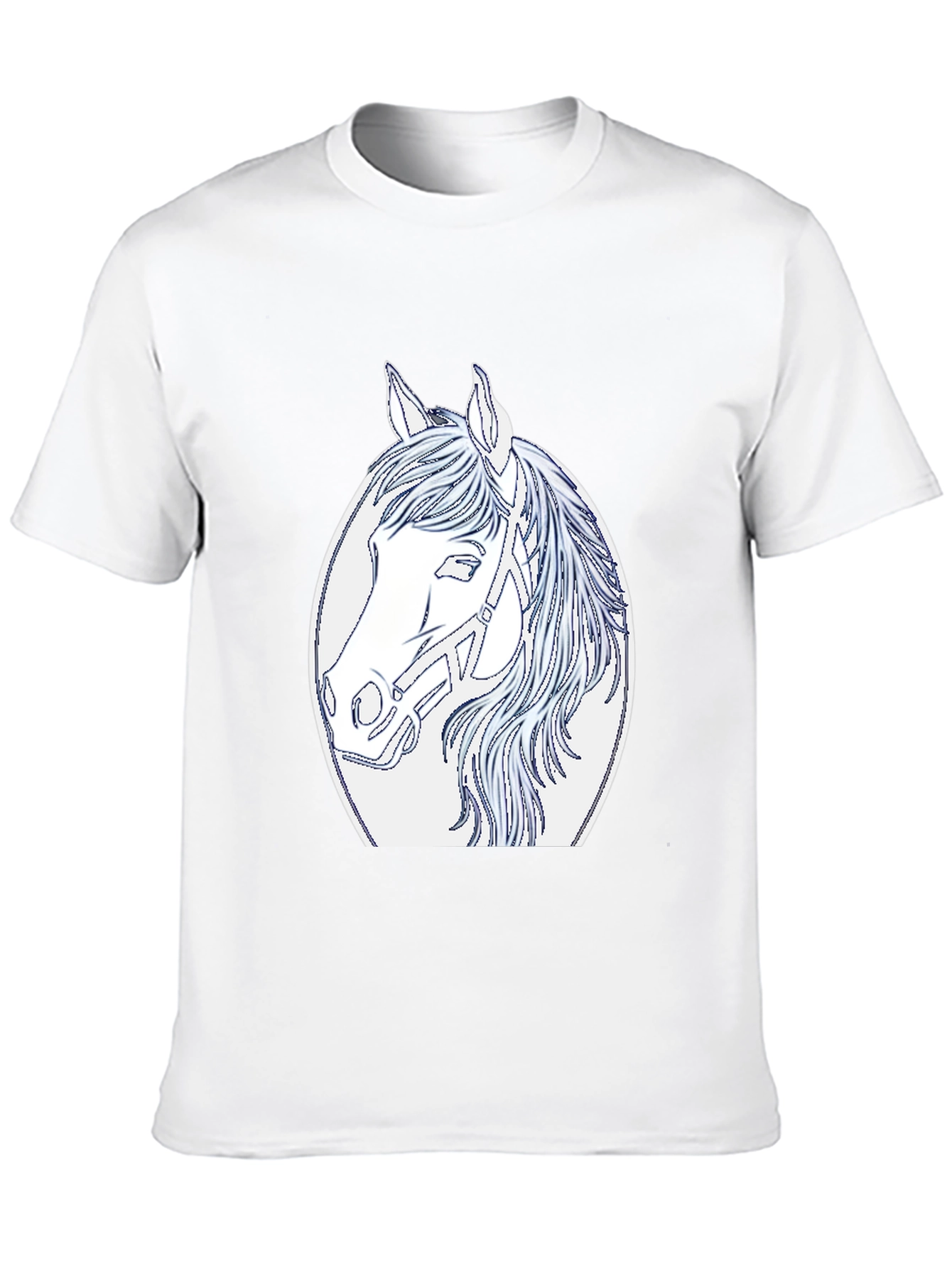 Horse Graphic Tee - Black Unisex T-Shirt