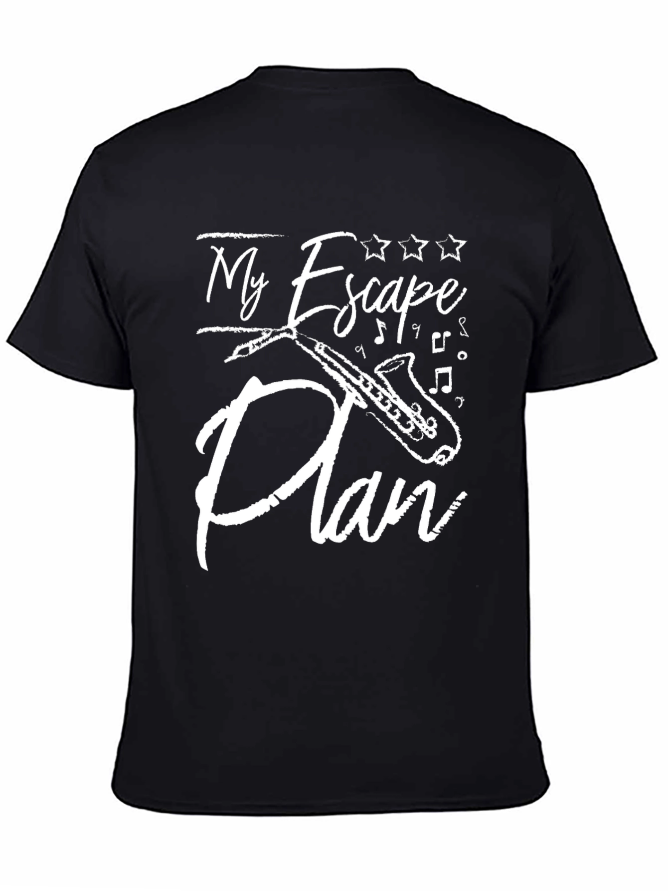 My Escape Plan Saxophone Graphic T-Shirt