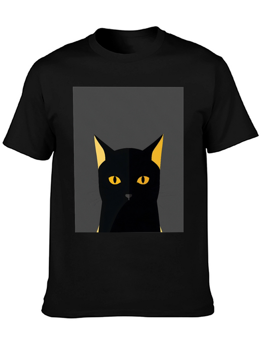 Black Cat Graphic T-Shirt - Stylish & Unique