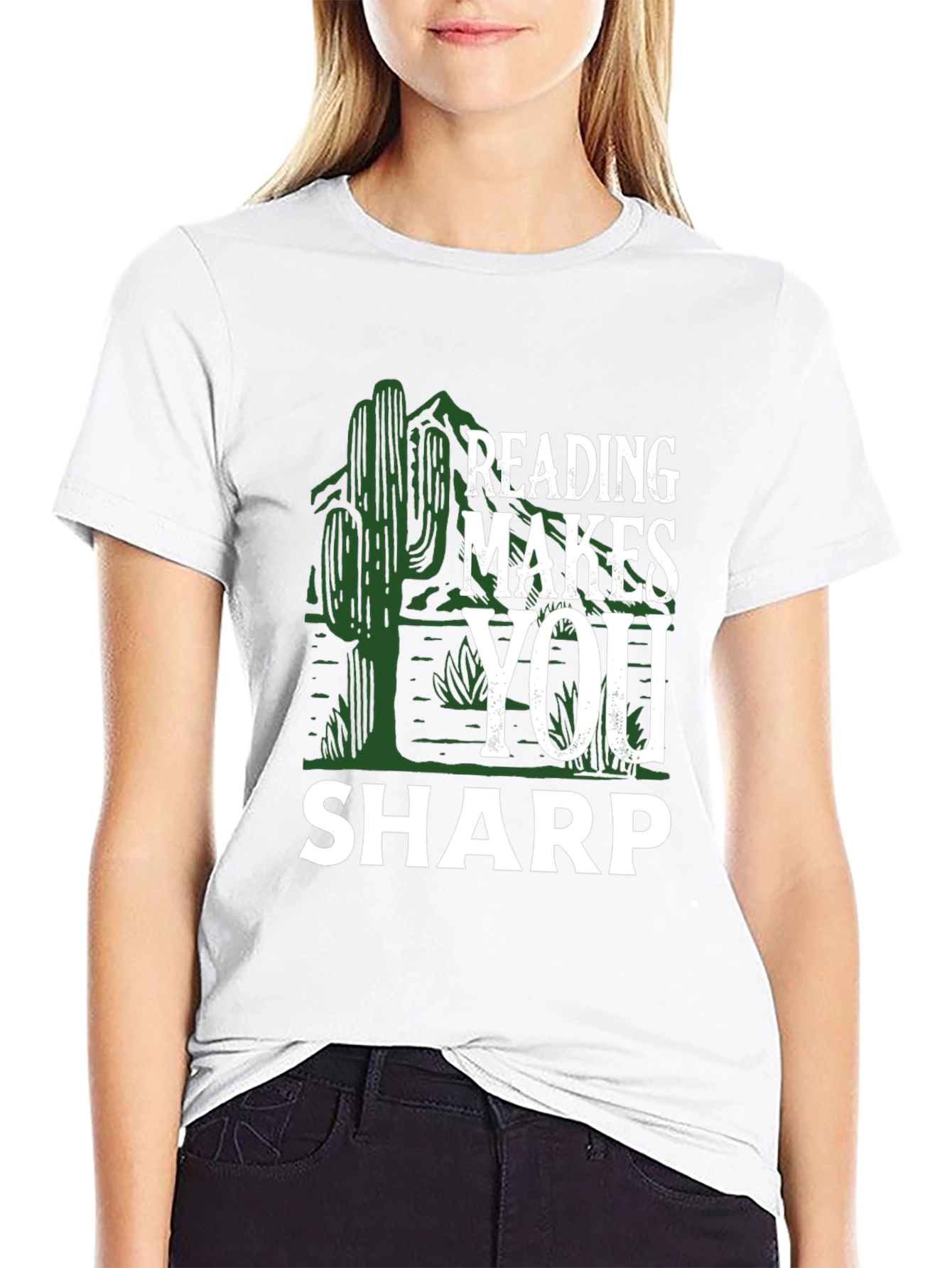 Reading Makes You Sharp Graphic Tee