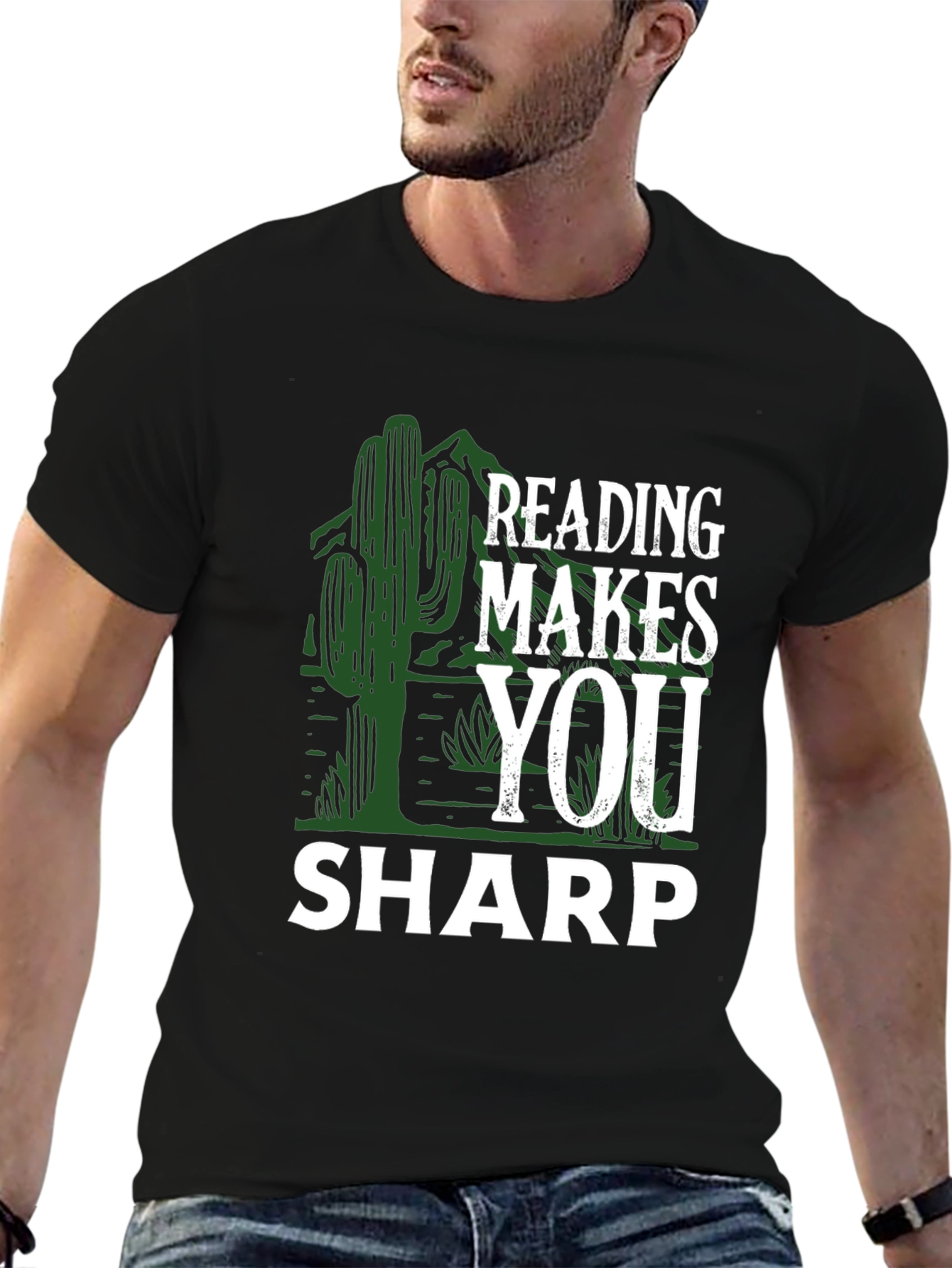 Reading Makes You Sharp Graphic Tee