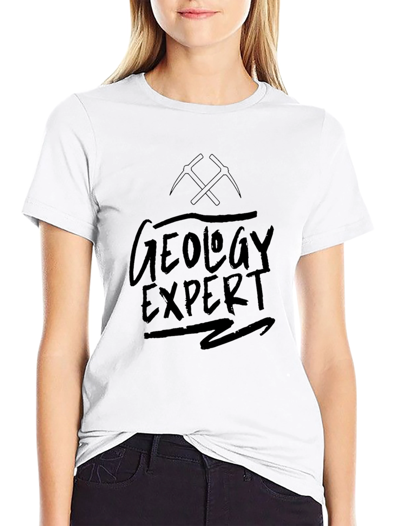 Geology Expert Black Graphic Tee