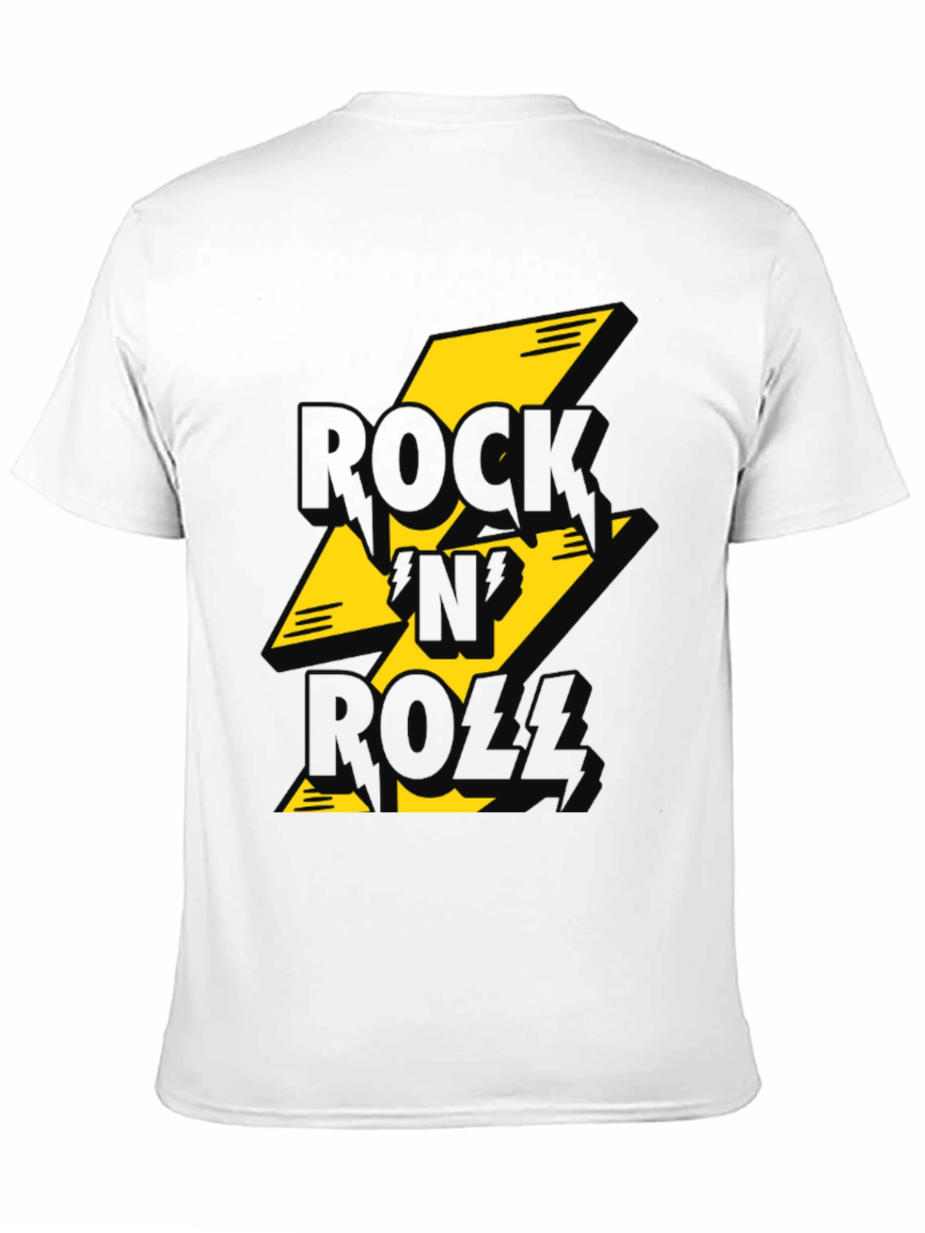 Rock n Roll Graphic Tee - Black T-Shirt