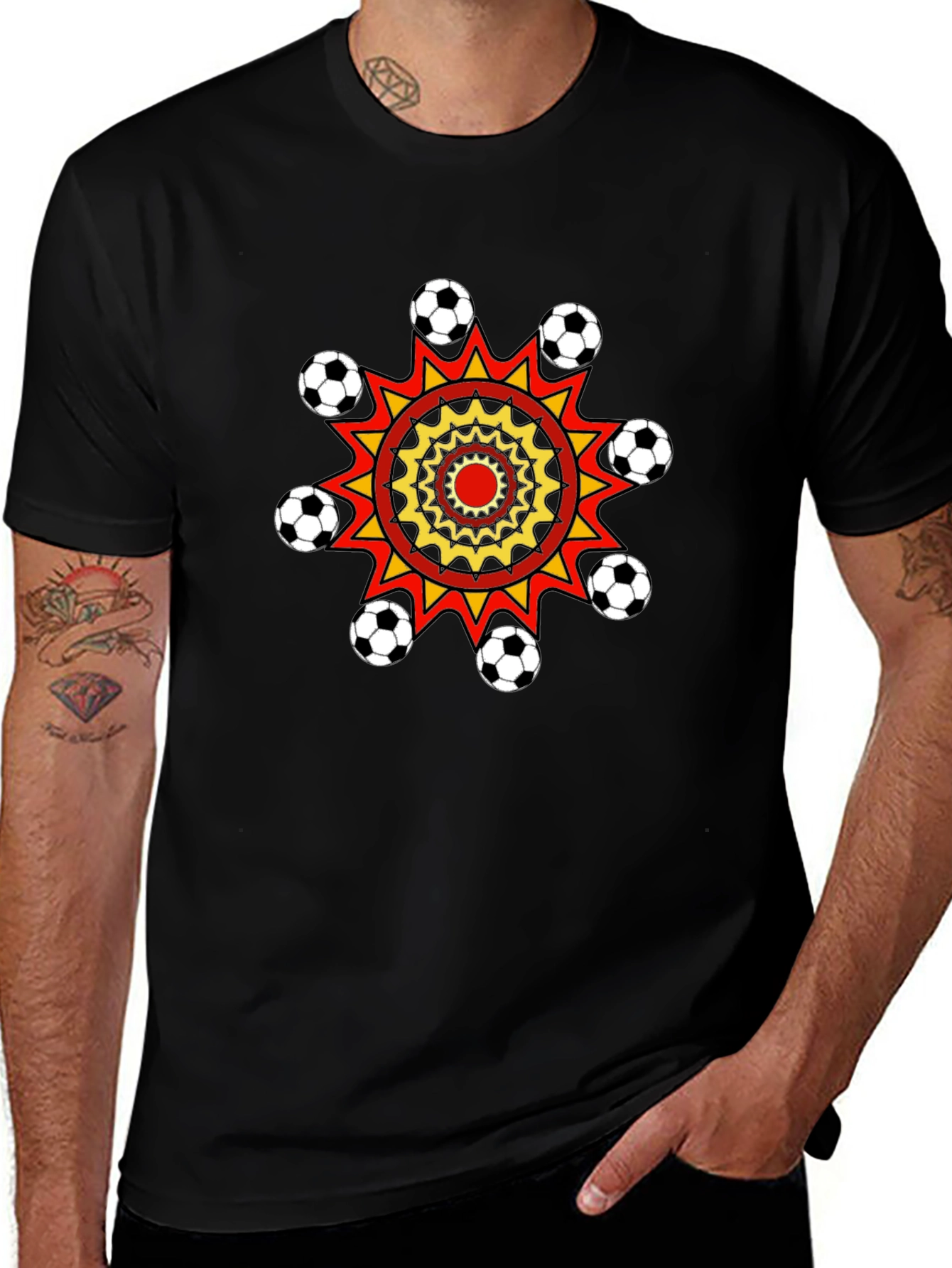 Soccer Ball Starburst T-Shirt