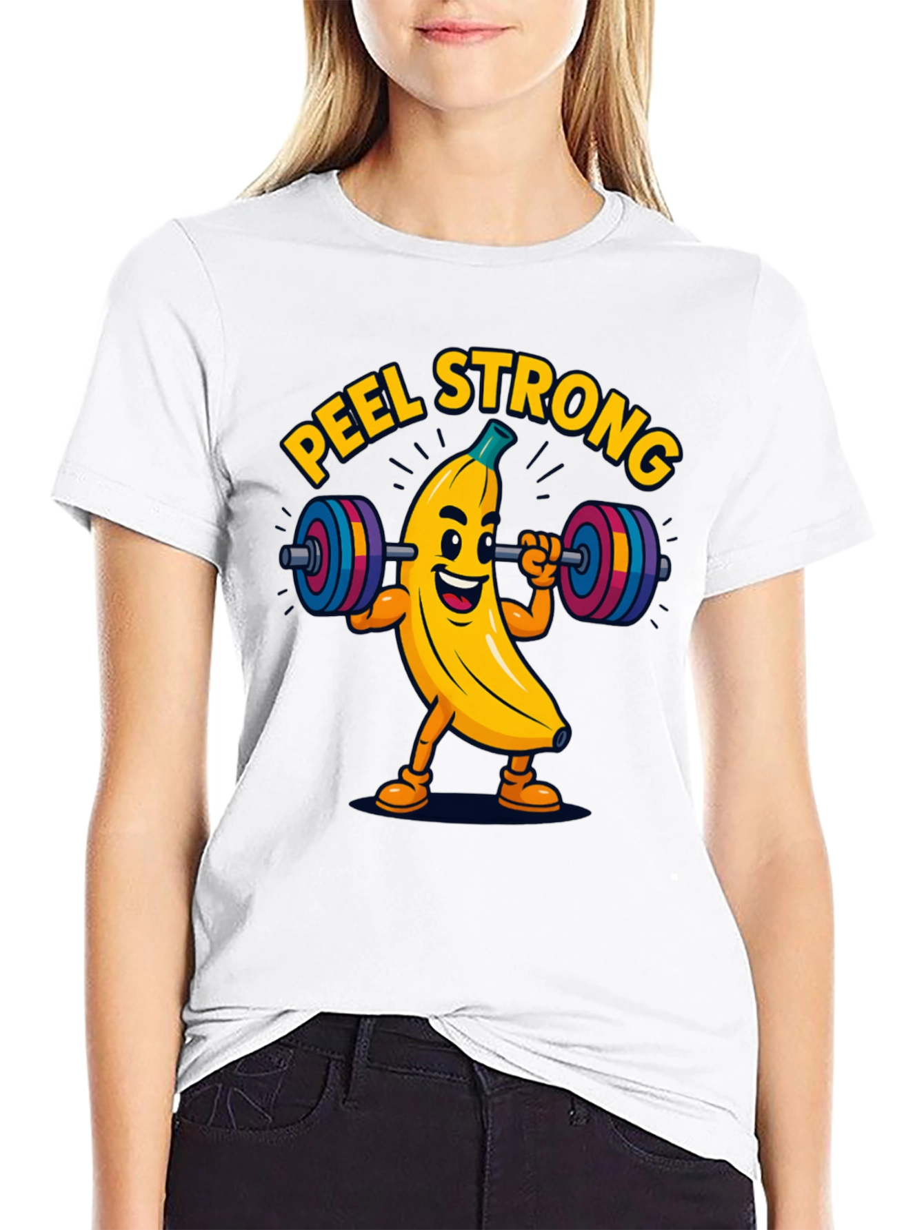 Peel Strong Banana Gym T-Shirt