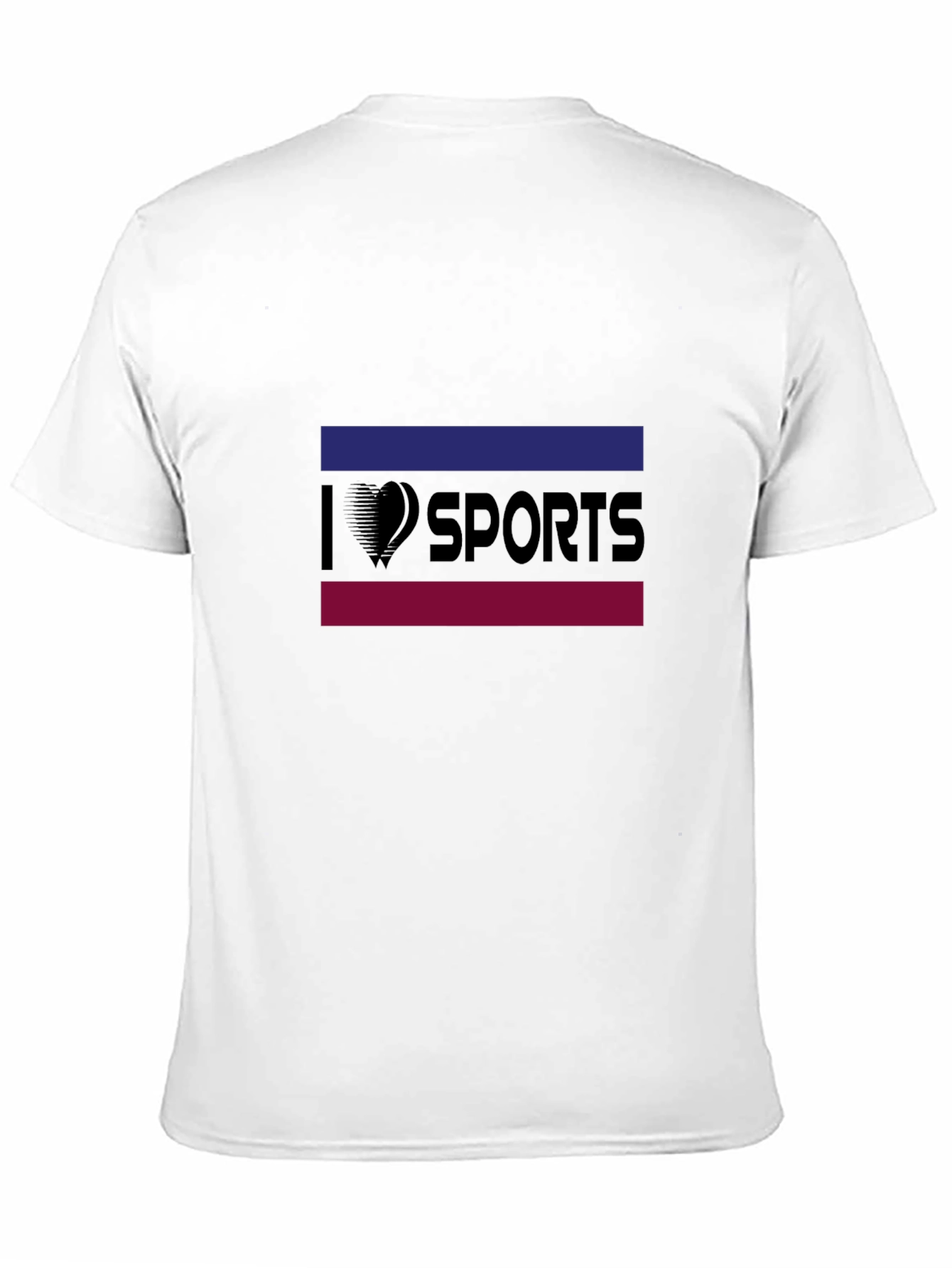 I Heart Sports Black Graphic Tee