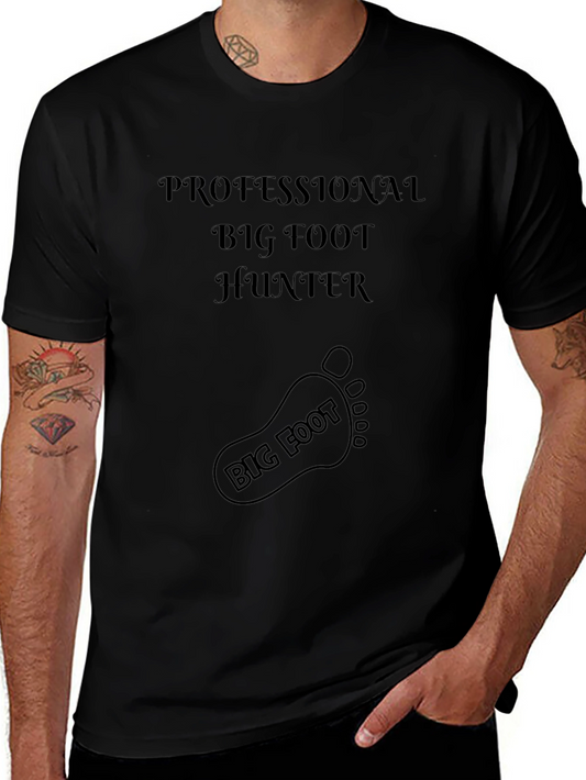 Professional Big Foot Hunter Graphic T-Shirt