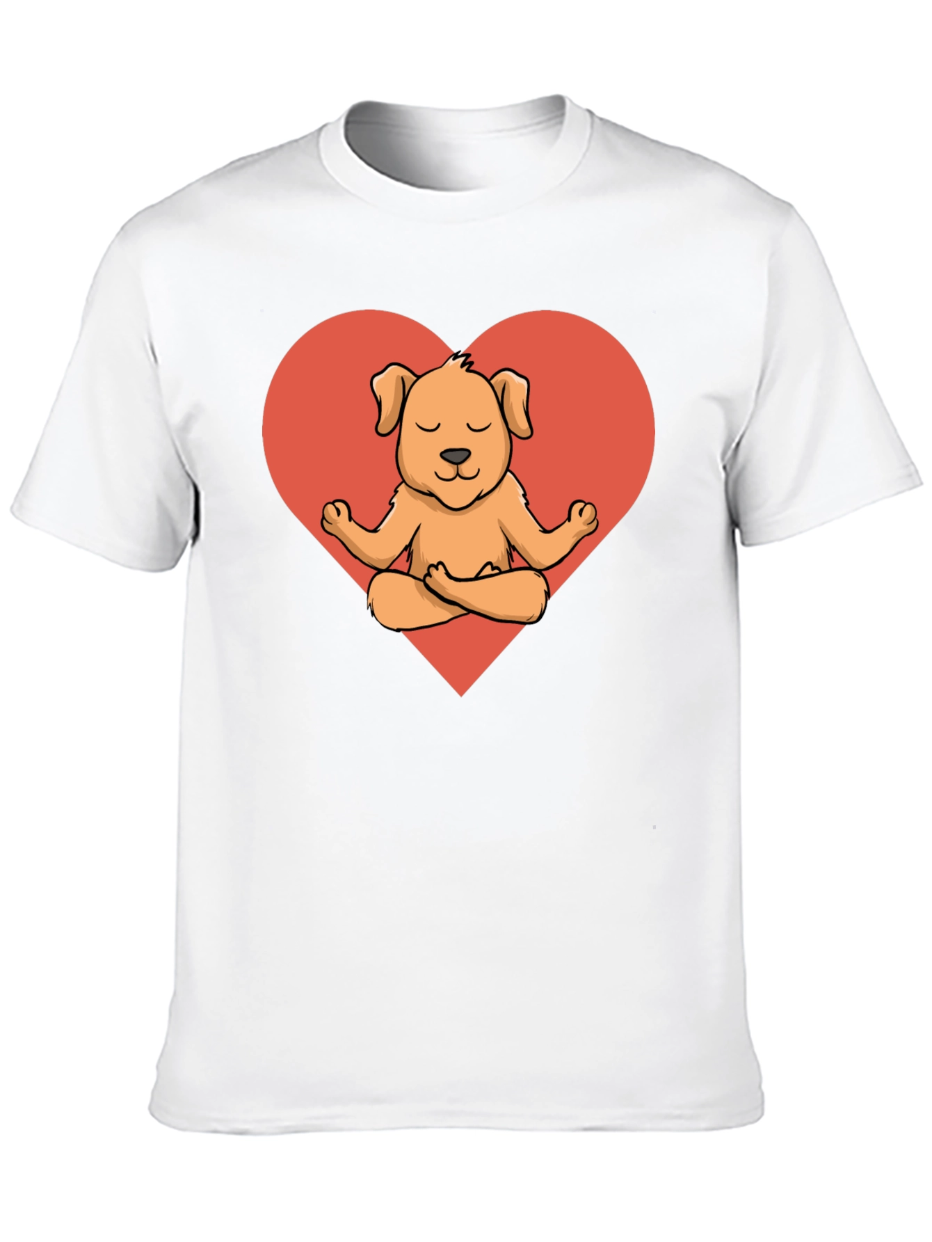 Meditating Dog T-Shirt - Cute Canine Yoga Tee