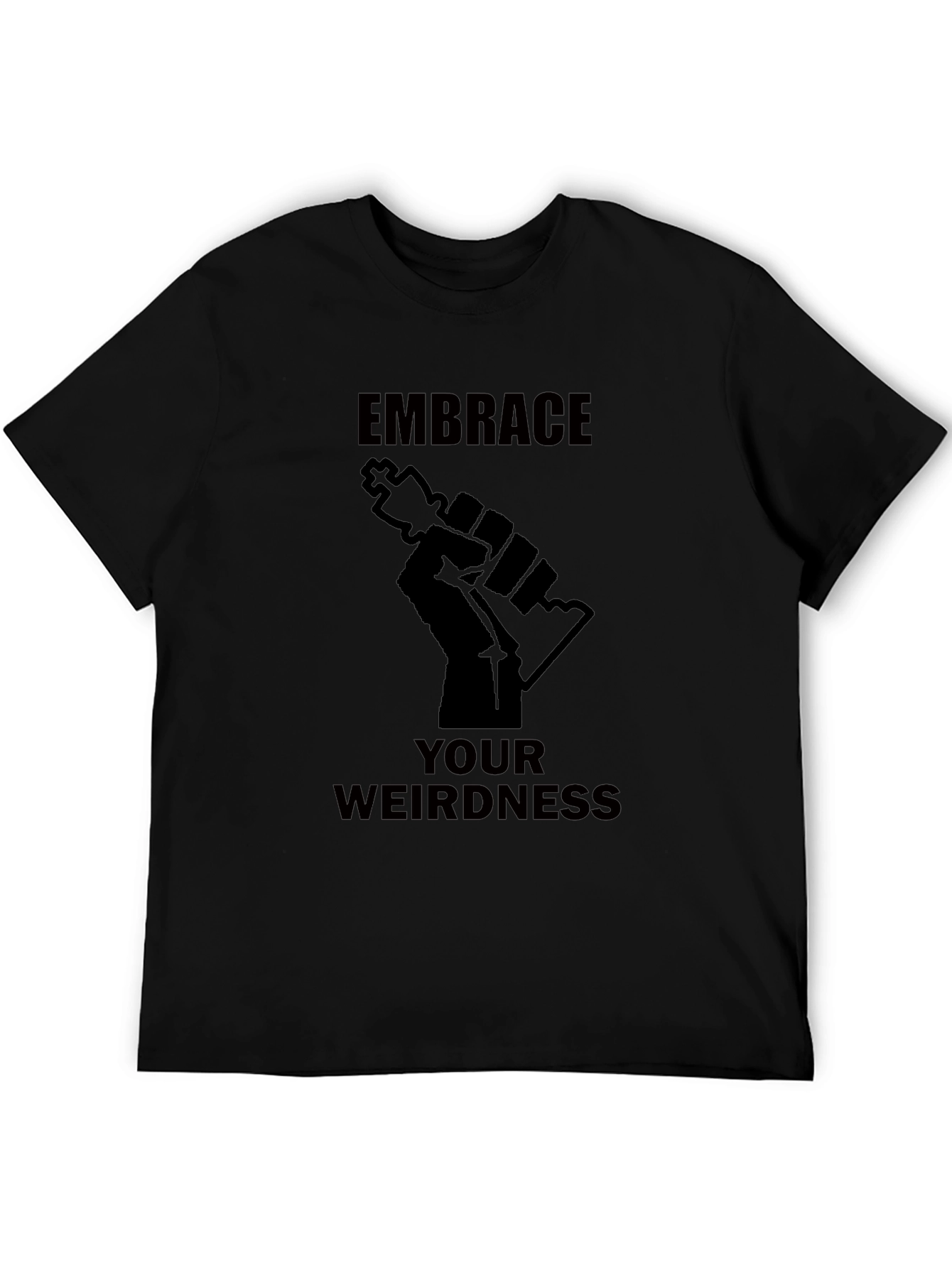 Embrace Your Weirdness Graphic Tee - Black