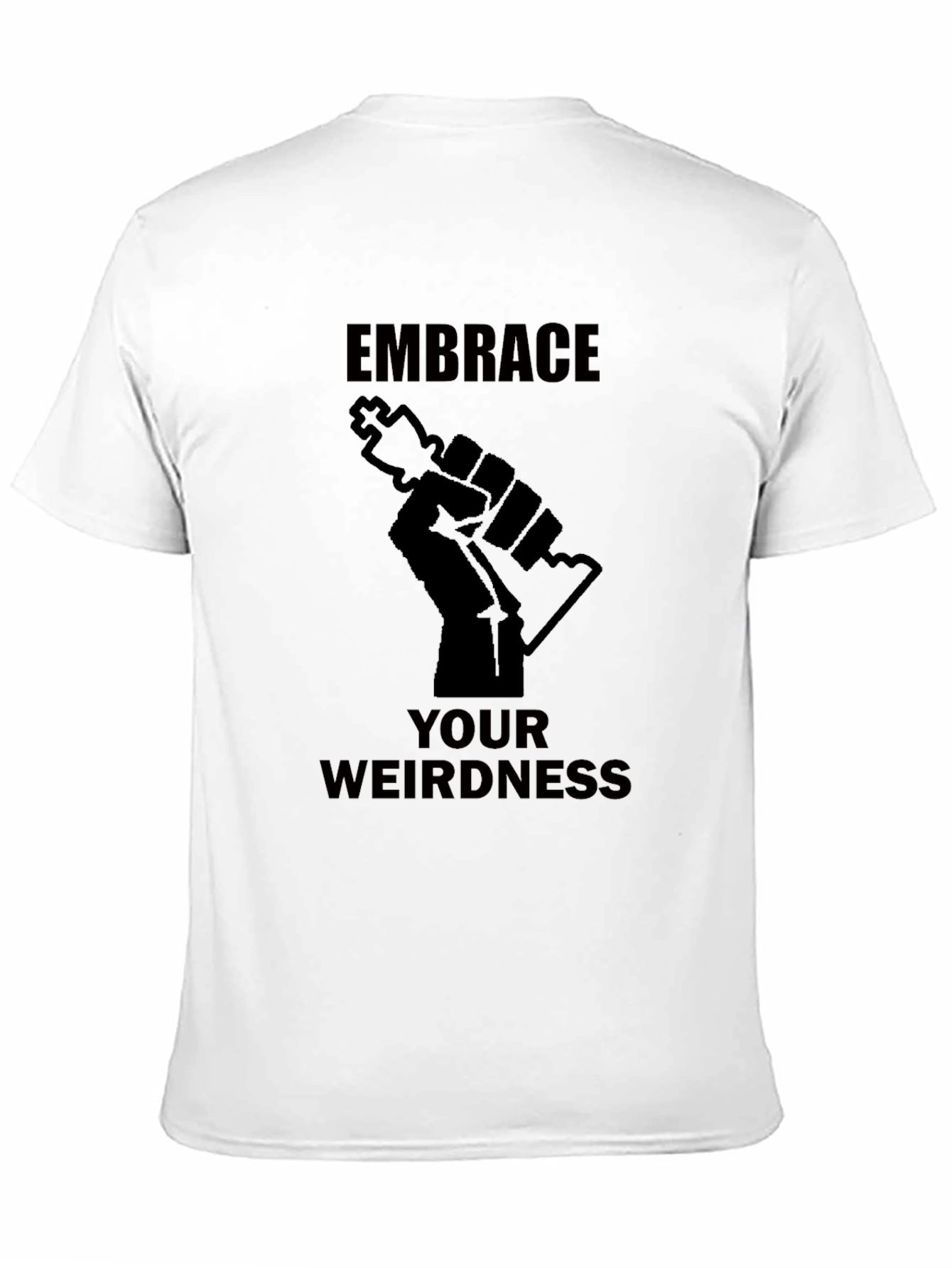 Embrace Your Weirdness Graphic Tee - Black