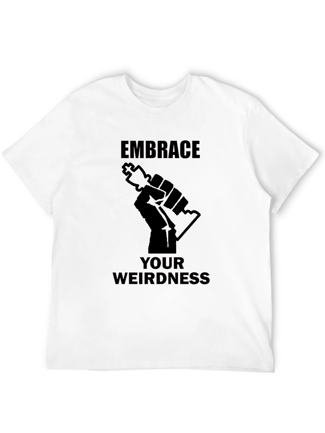 Embrace Your Weirdness Graphic Tee - Black