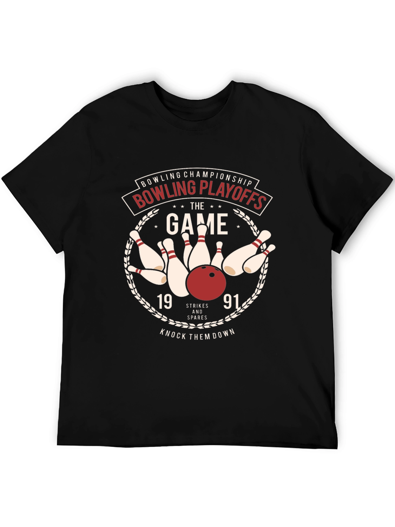 Bowling Playoffs Graphic T-Shirt