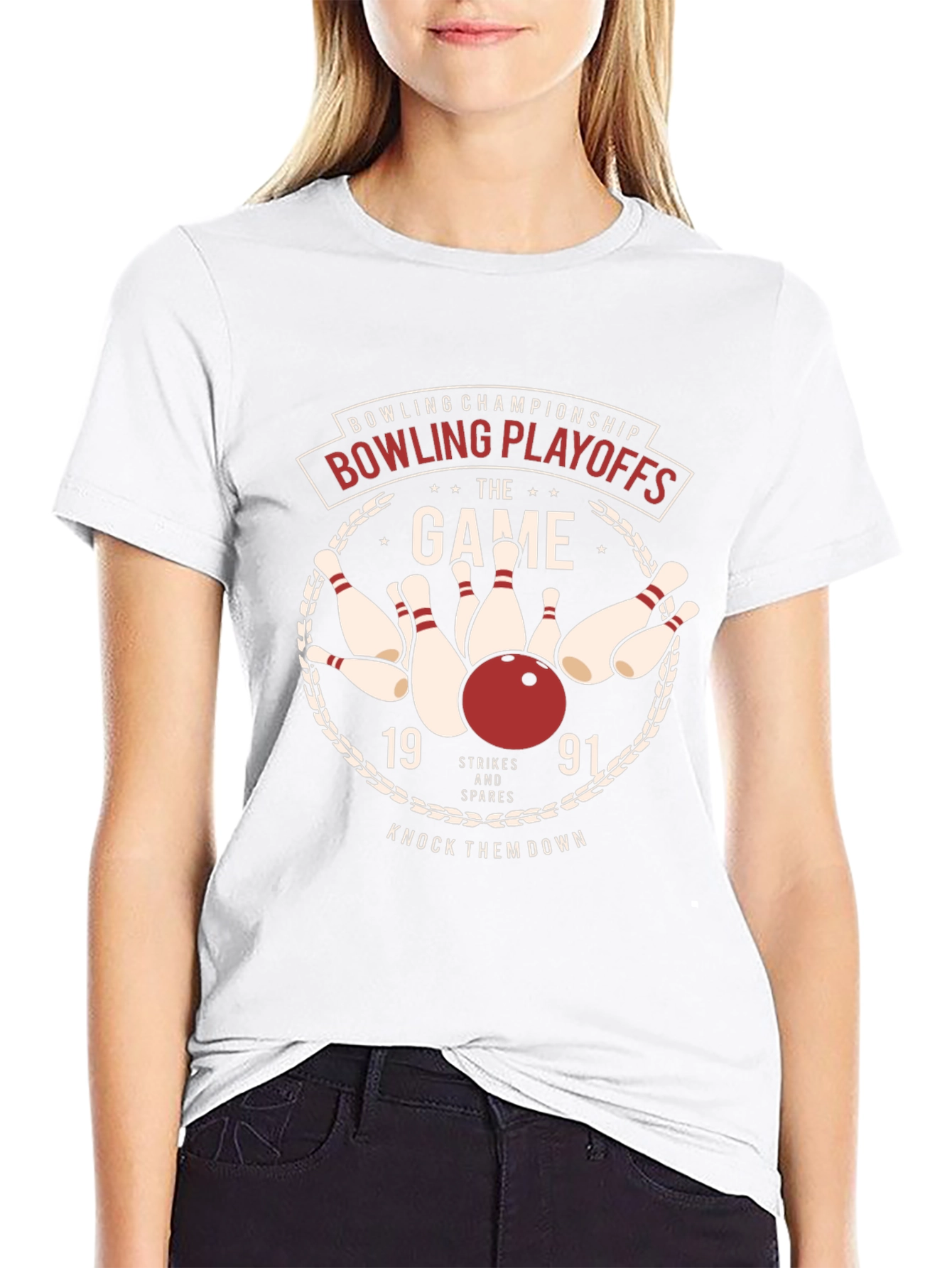 Bowling Playoffs Graphic T-Shirt