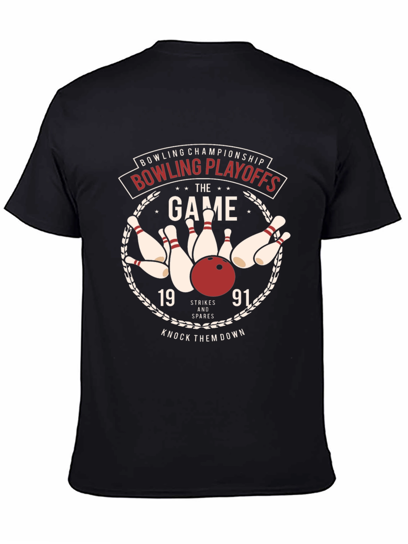 Bowling Playoffs Graphic T-Shirt