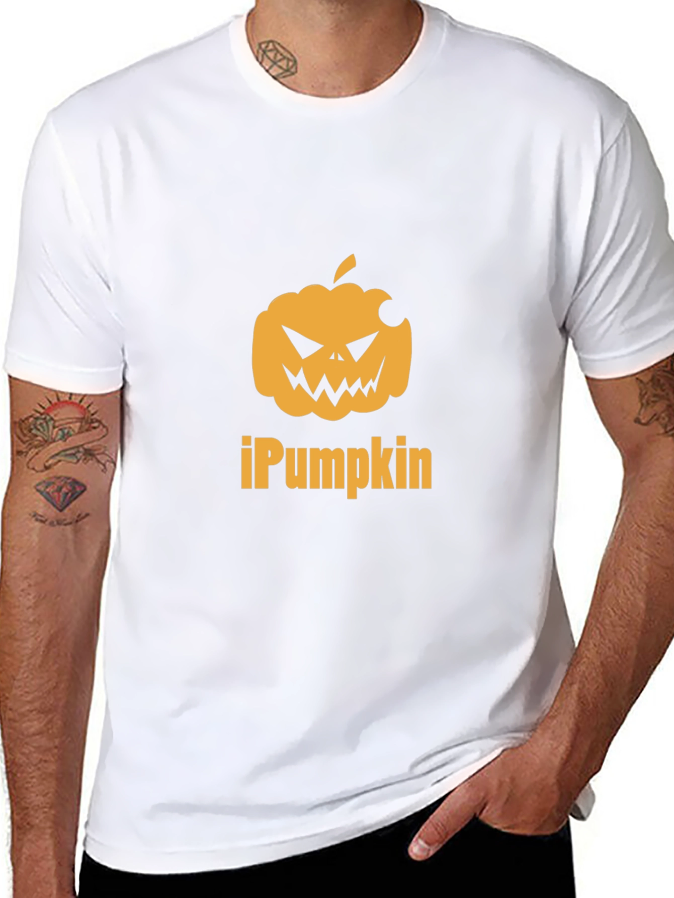 iPumpkin Graphic Tee - Halloween Fun!