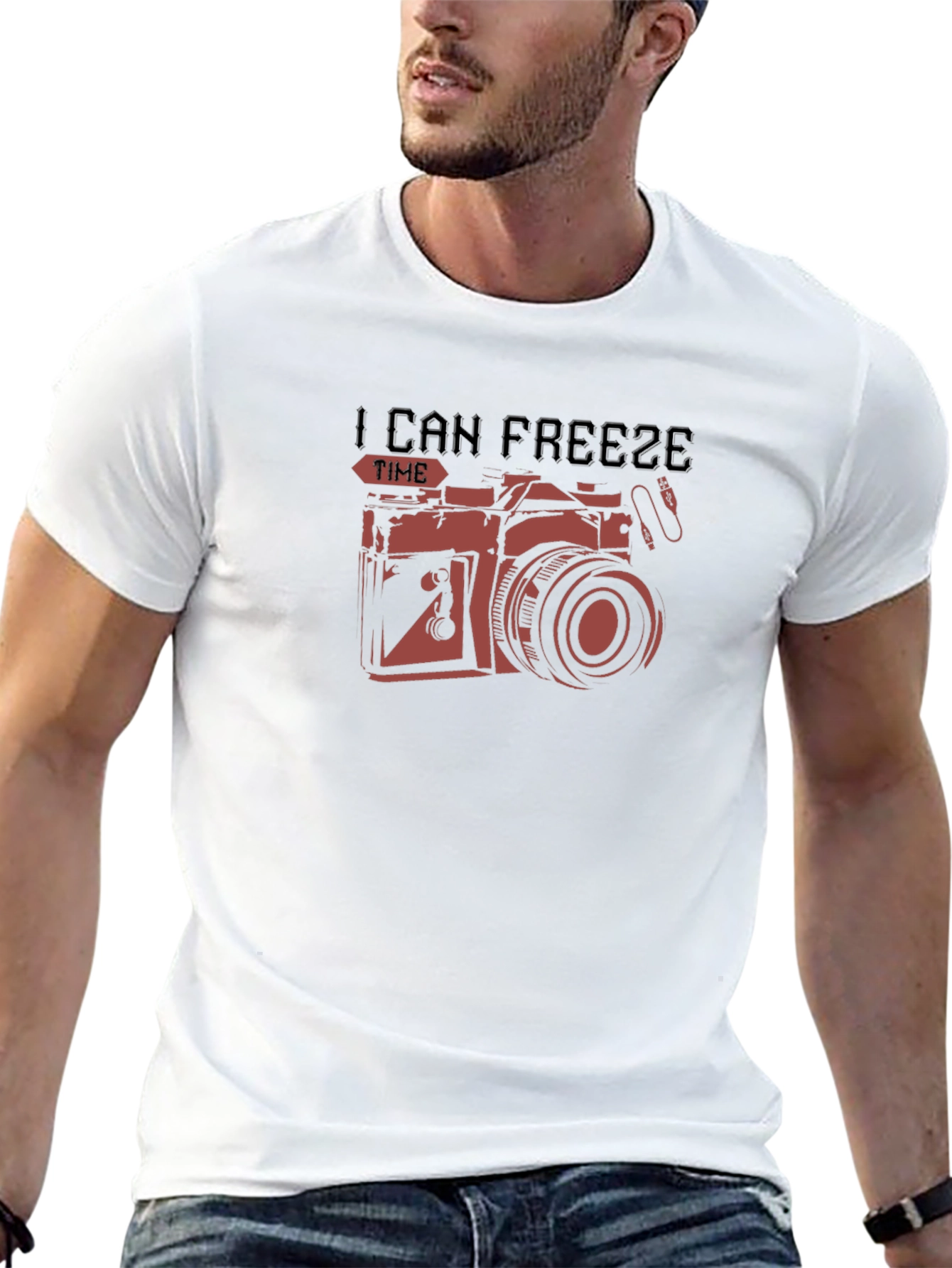 I Can Freeze Time Camera Graphic Tee