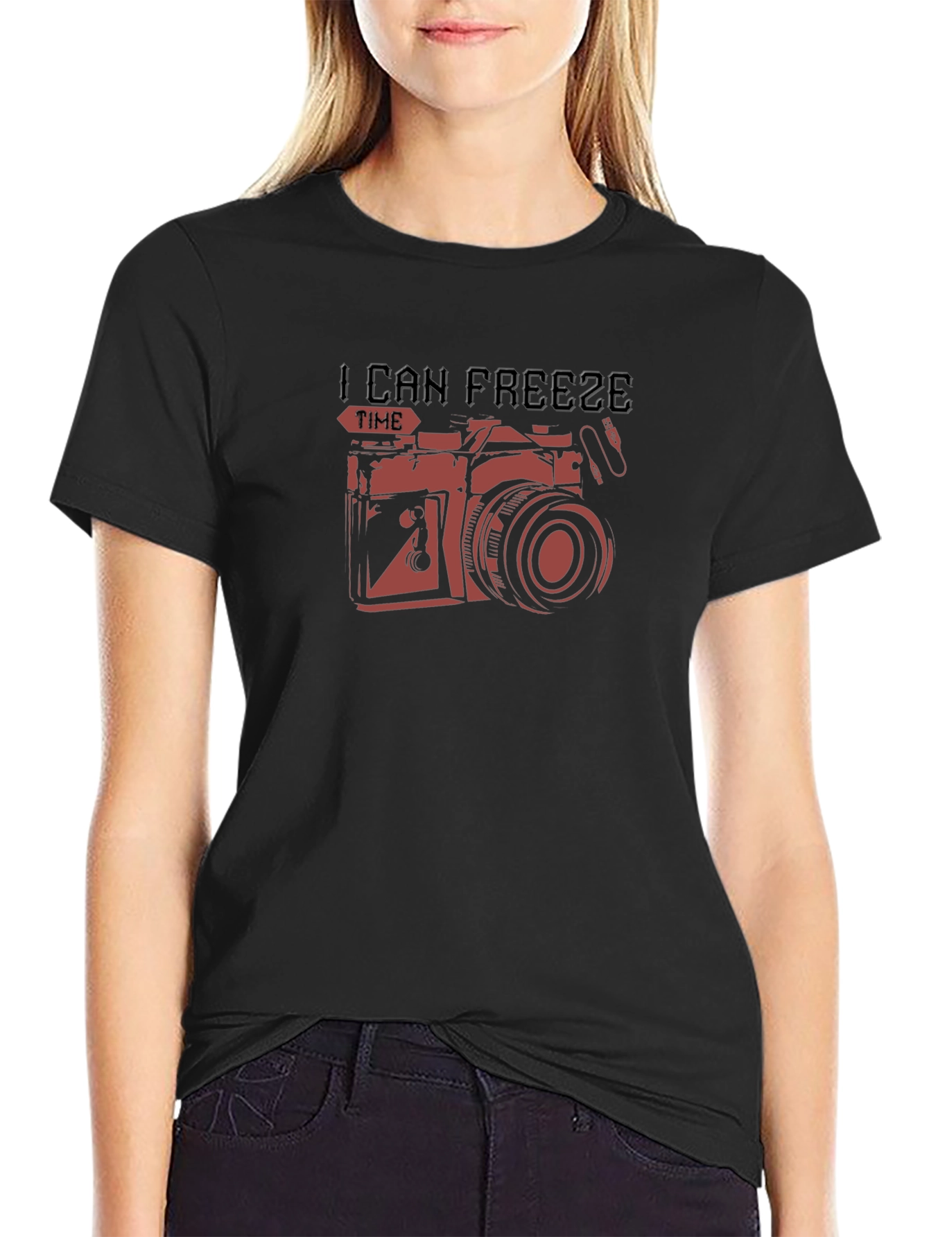 I Can Freeze Time Camera Graphic Tee