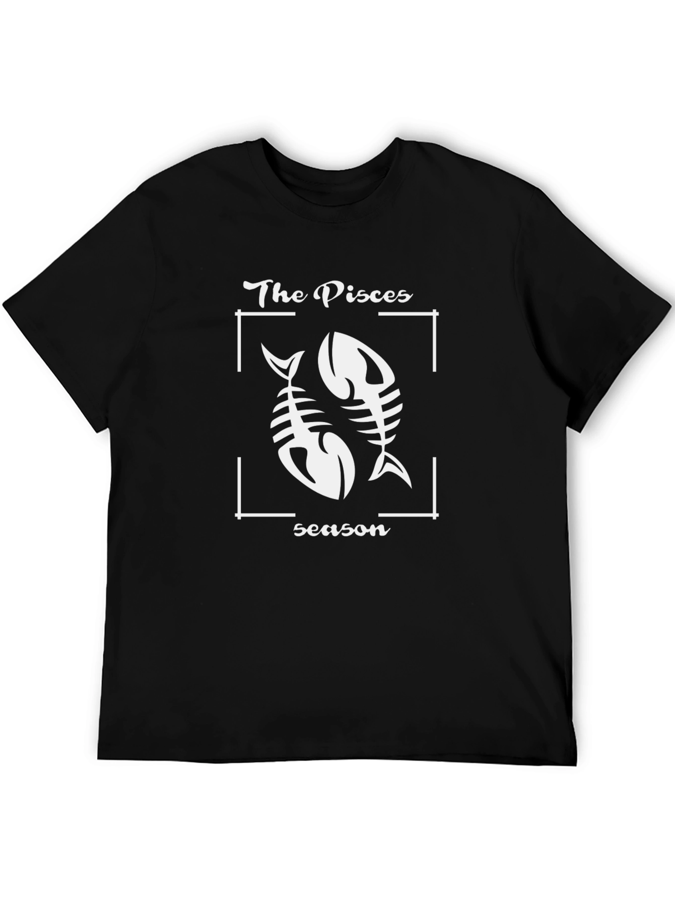 Pisces Season Black Graphic Tee - Unisex