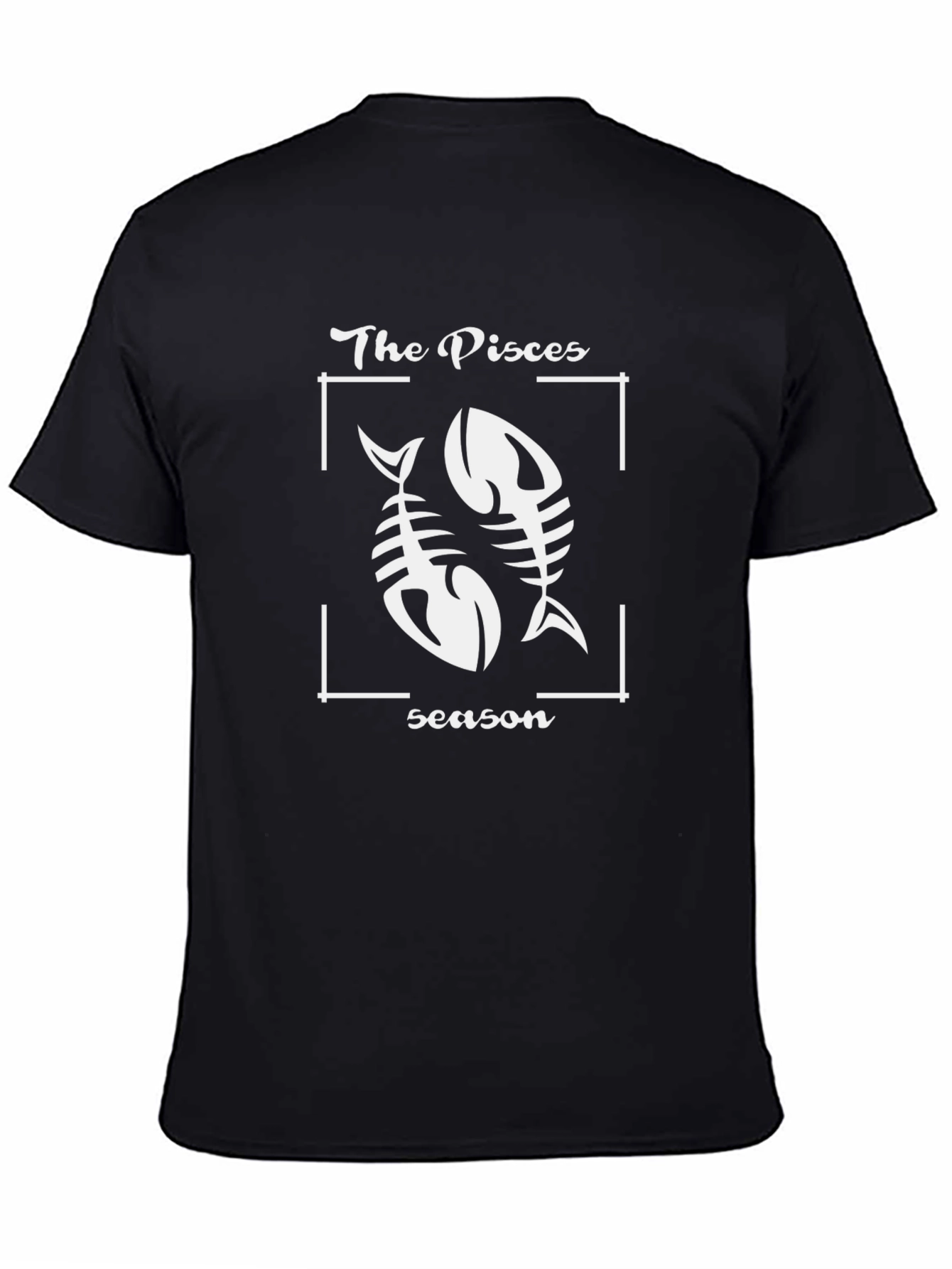 Pisces Season Black Graphic Tee - Unisex