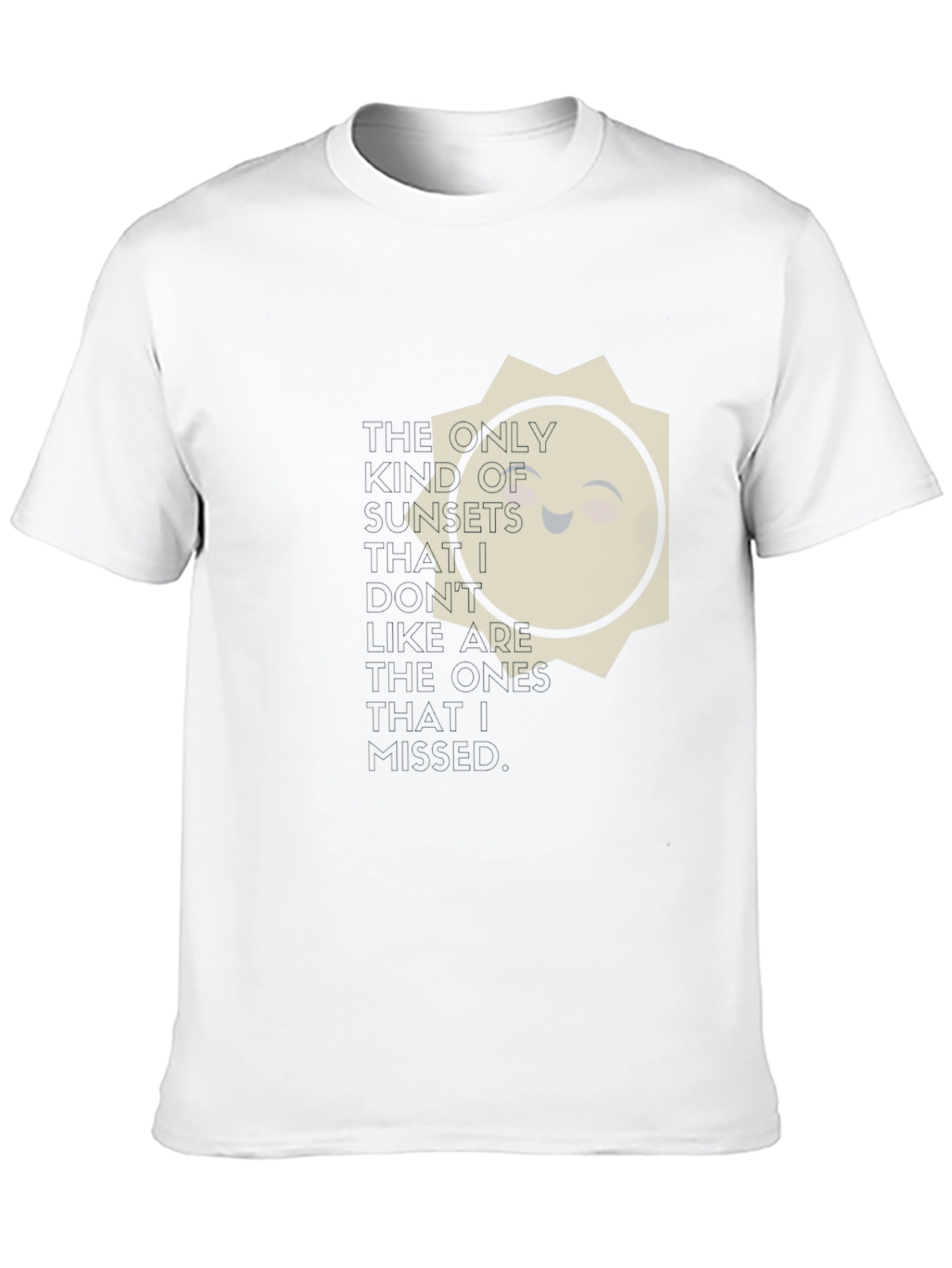 Smiling Sun T-Shirt - Positive Vibes