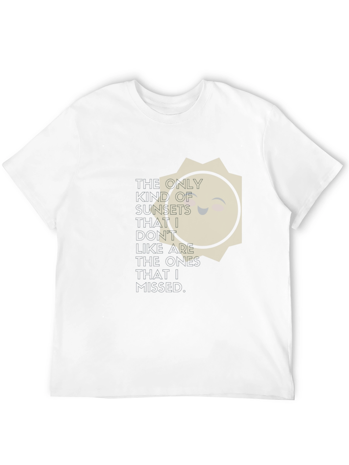 Smiling Sun T-Shirt - Positive Vibes