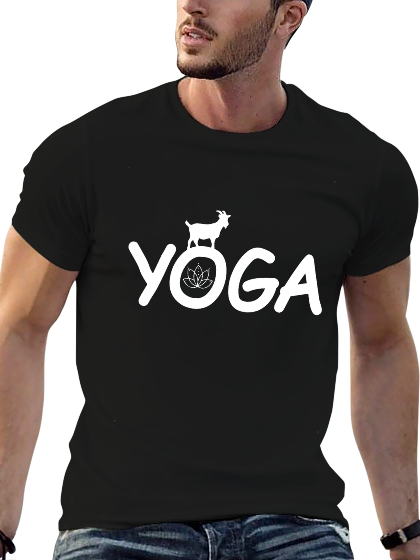 Yoga Goat Graphic T-Shirt