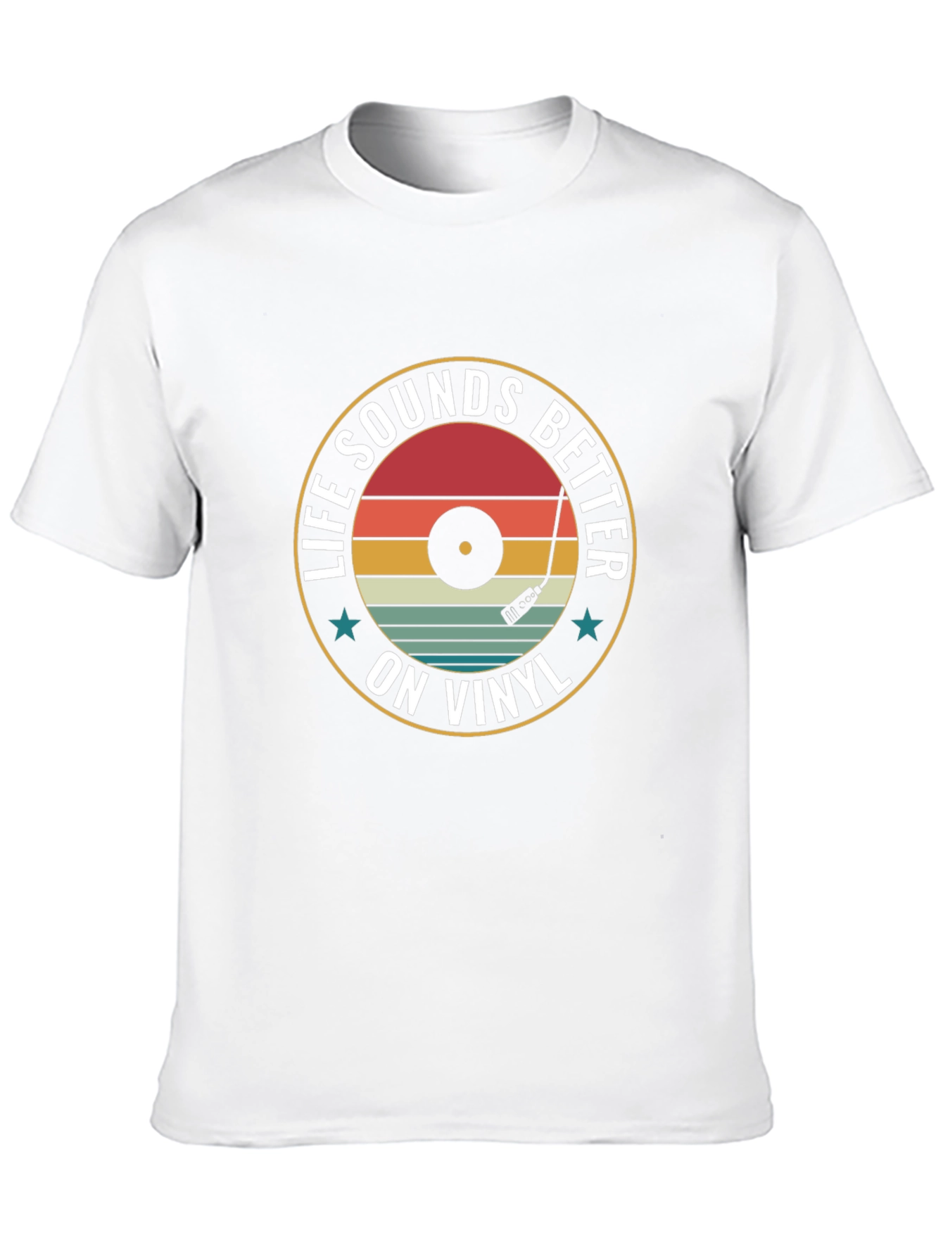Life Sounds Better on Vinyl Graphic T-Shirt