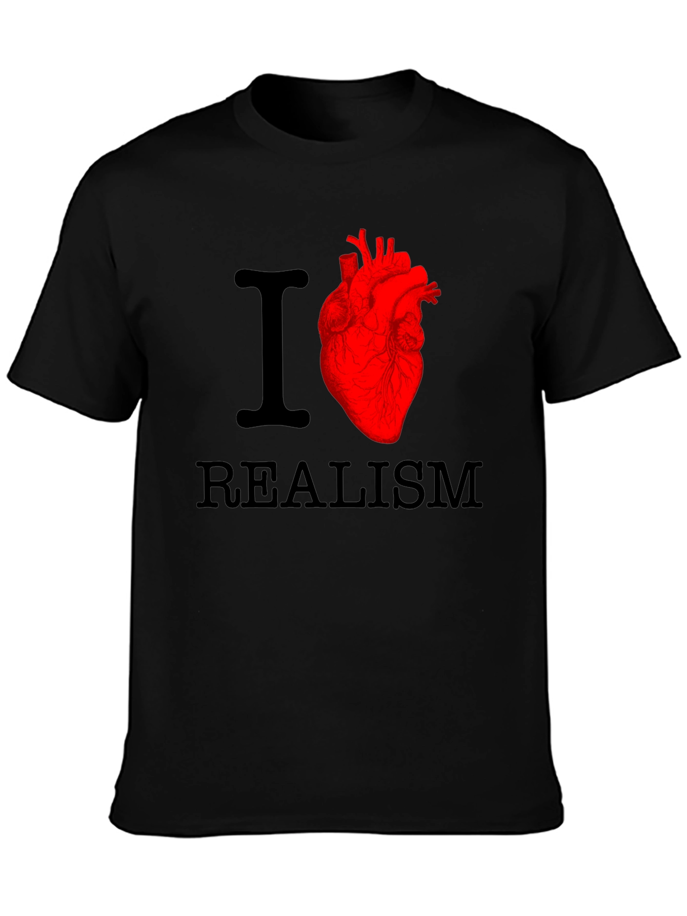 I Heart Realism Graphic T-Shirt - Bold Design