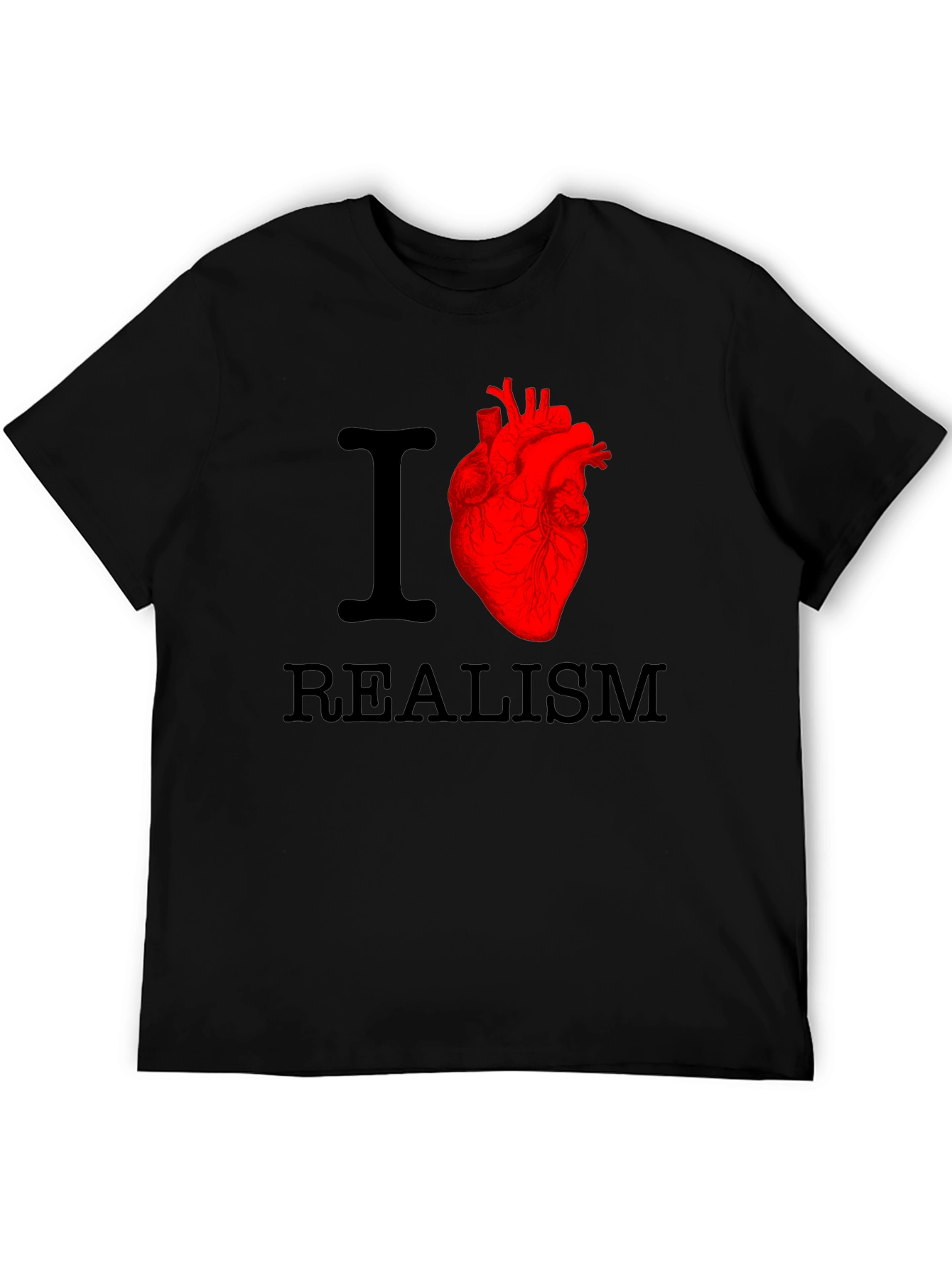 I Heart Realism Graphic T-Shirt - Bold Design