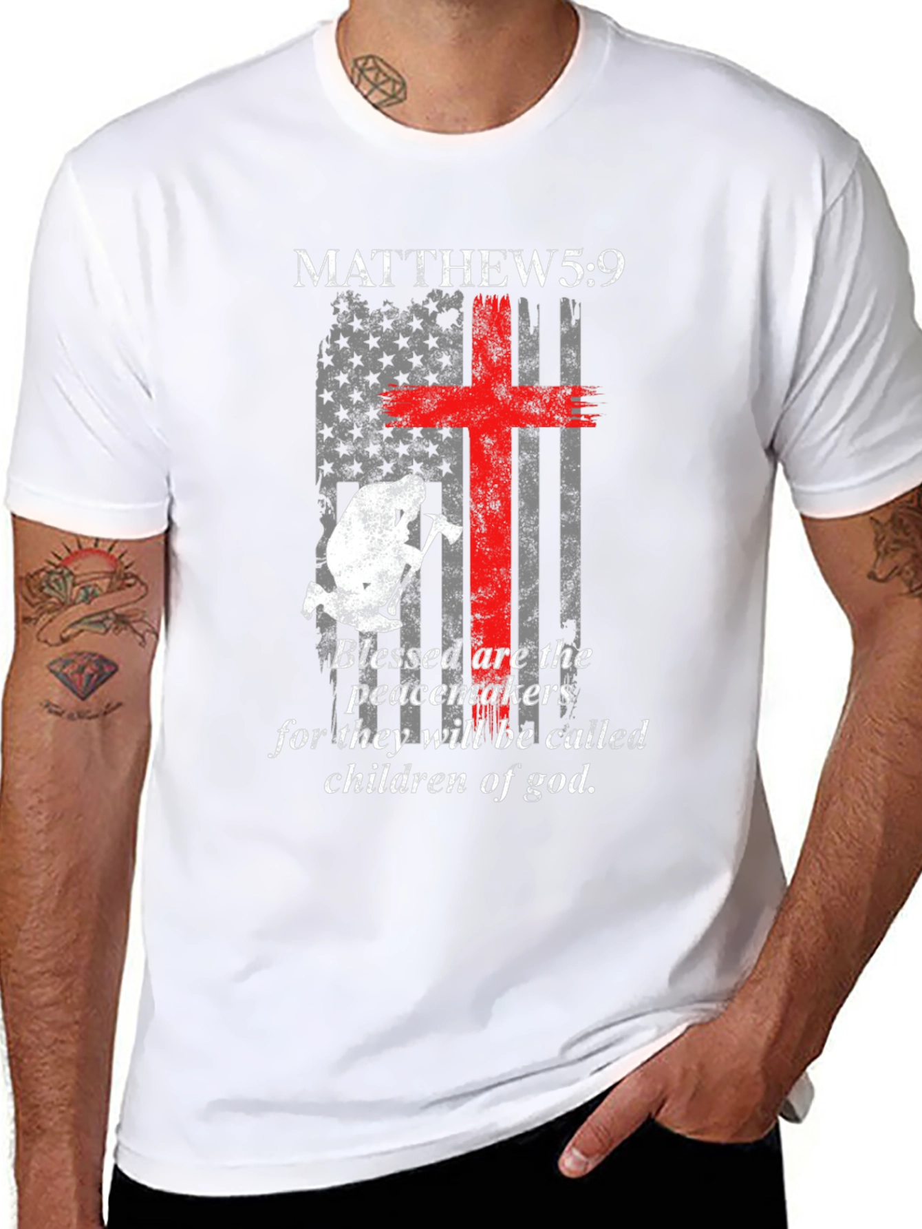 Matthew 5:9 Blessed Are The Peacemakers T-Shirt