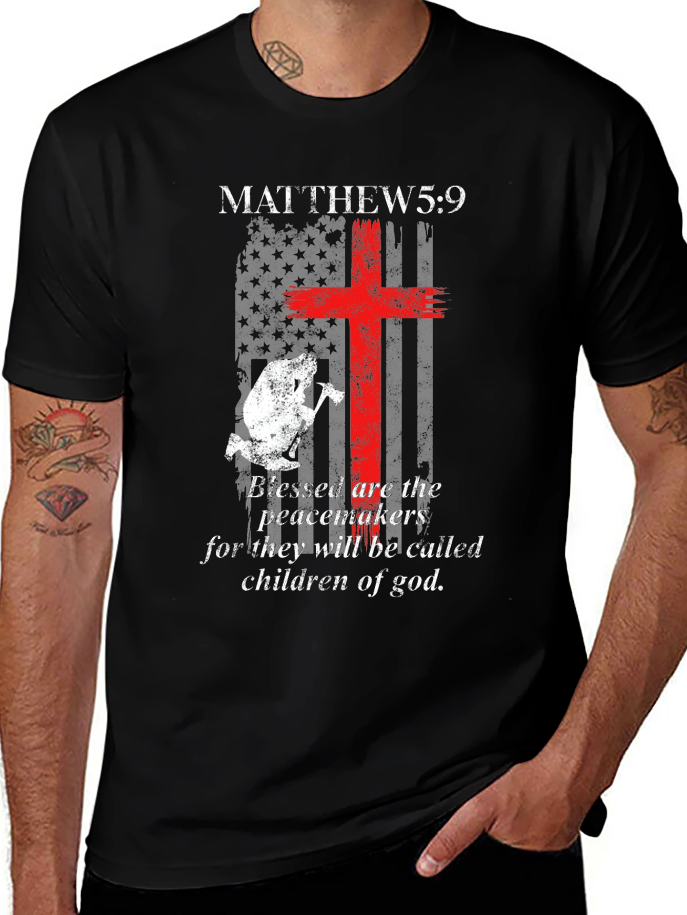 Matthew 5:9 Blessed Are The Peacemakers T-Shirt