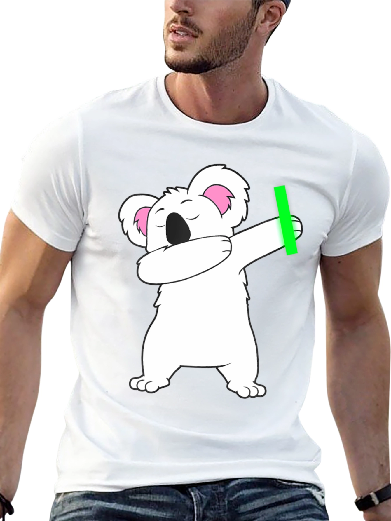 Dabbing Koala Black T-Shirt
