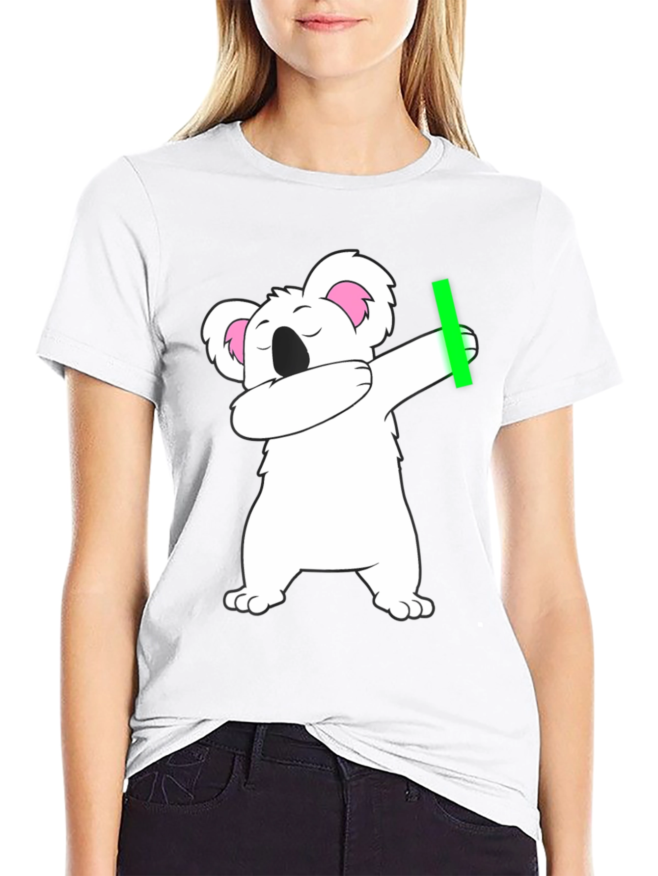 Dabbing Koala Black T-Shirt