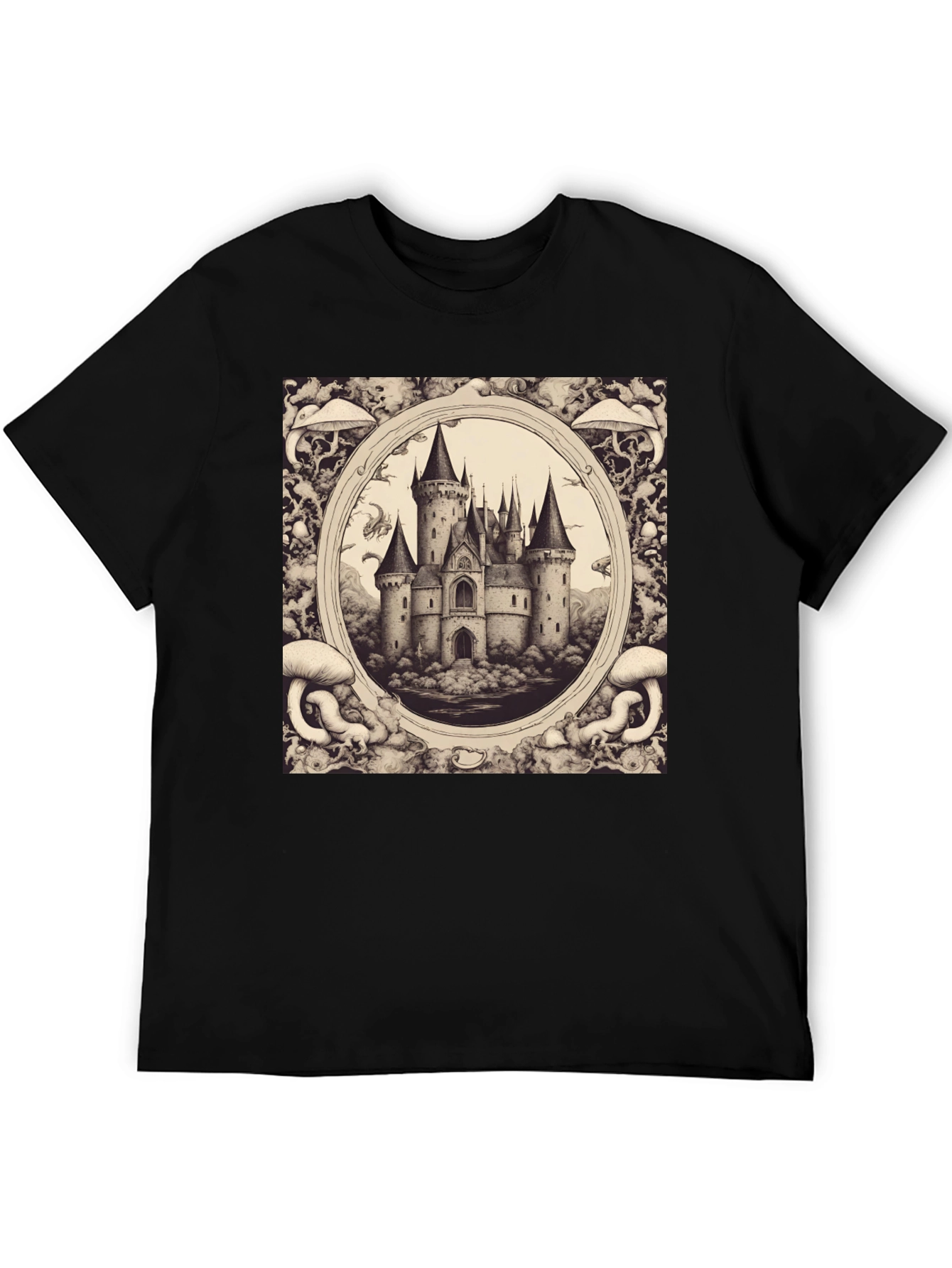 Castle Sketch Graphic Tee