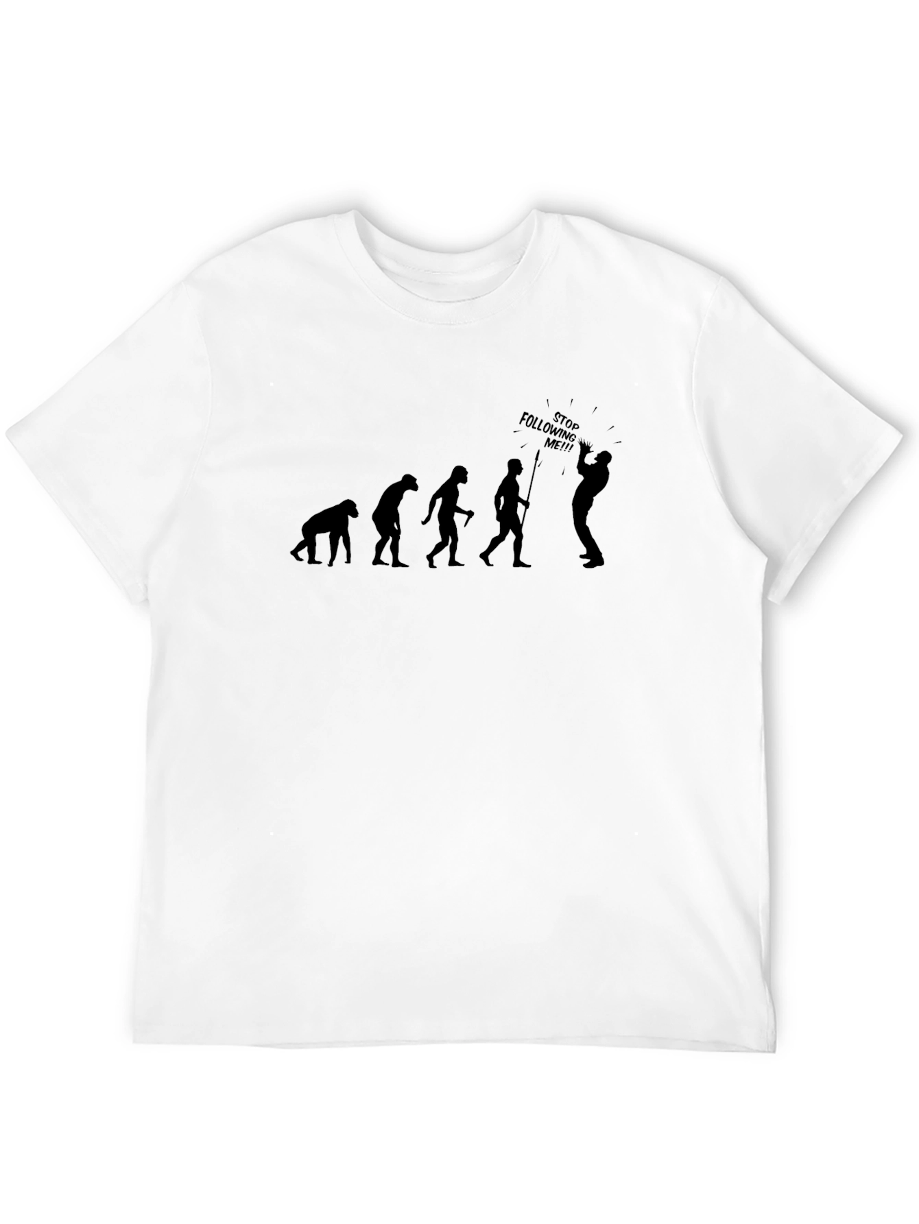 Evolution Stop Following Me T-Shirt