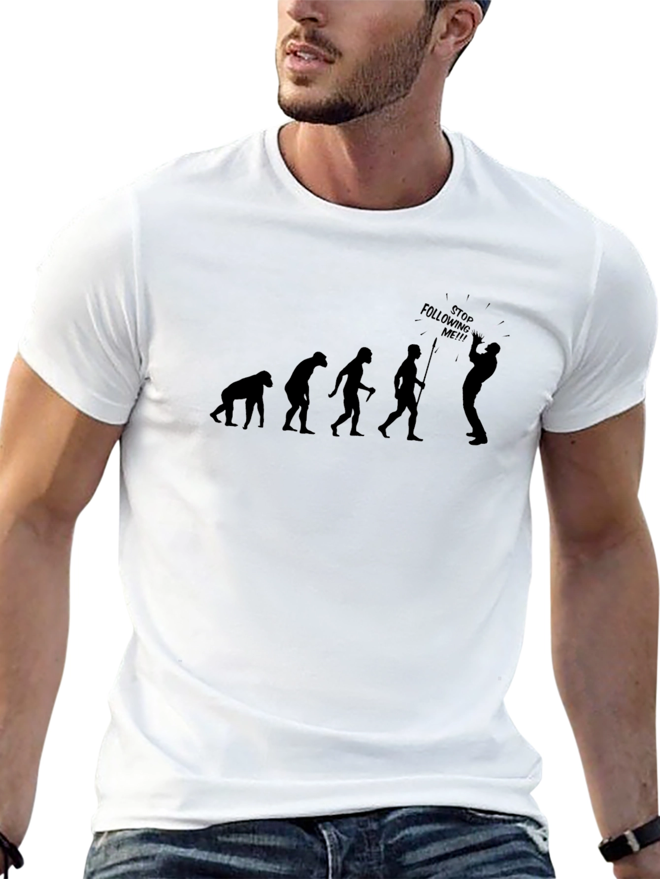 Evolution Stop Following Me T-Shirt