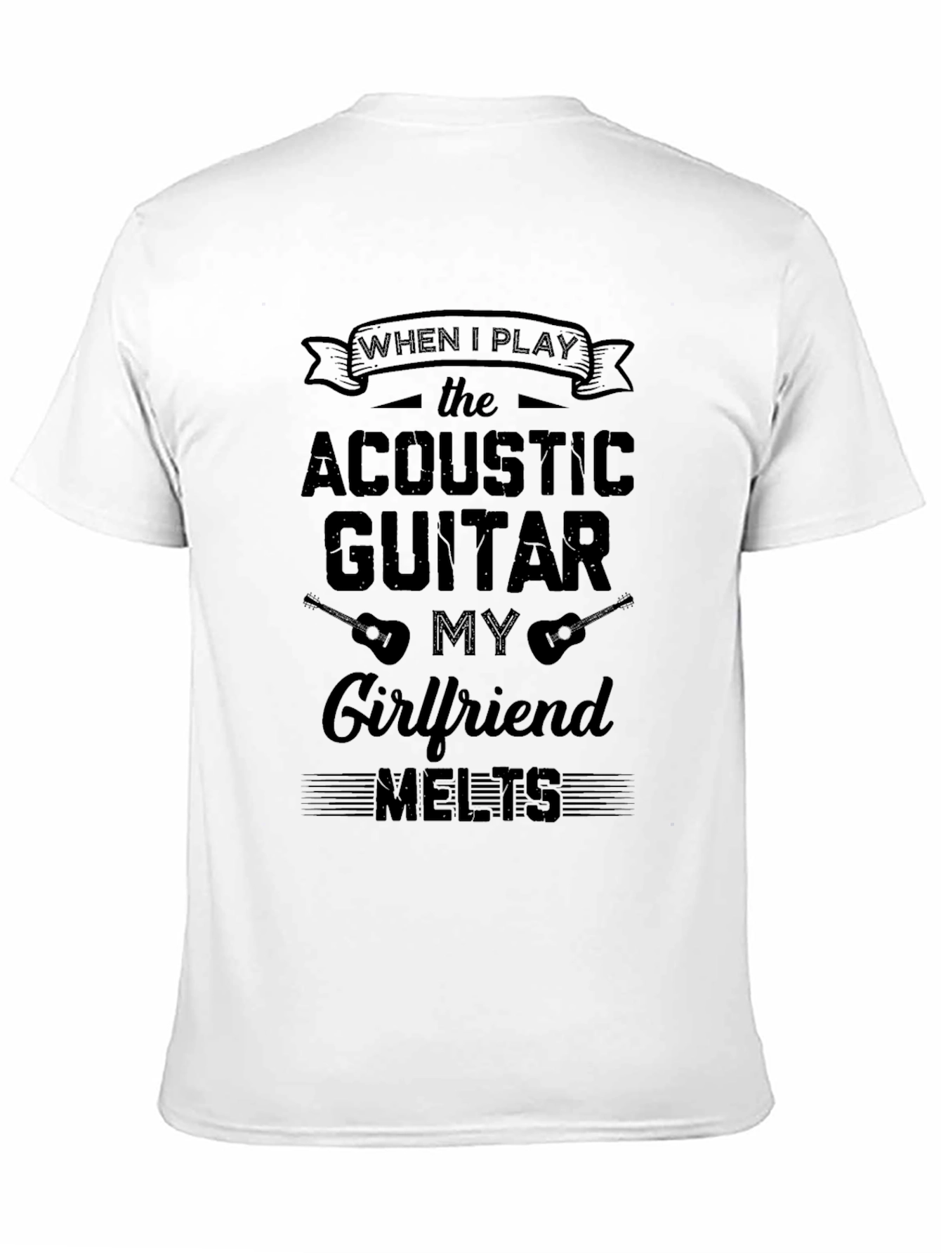 Acoustic Guitar Girlfriend Melts T-Shirt