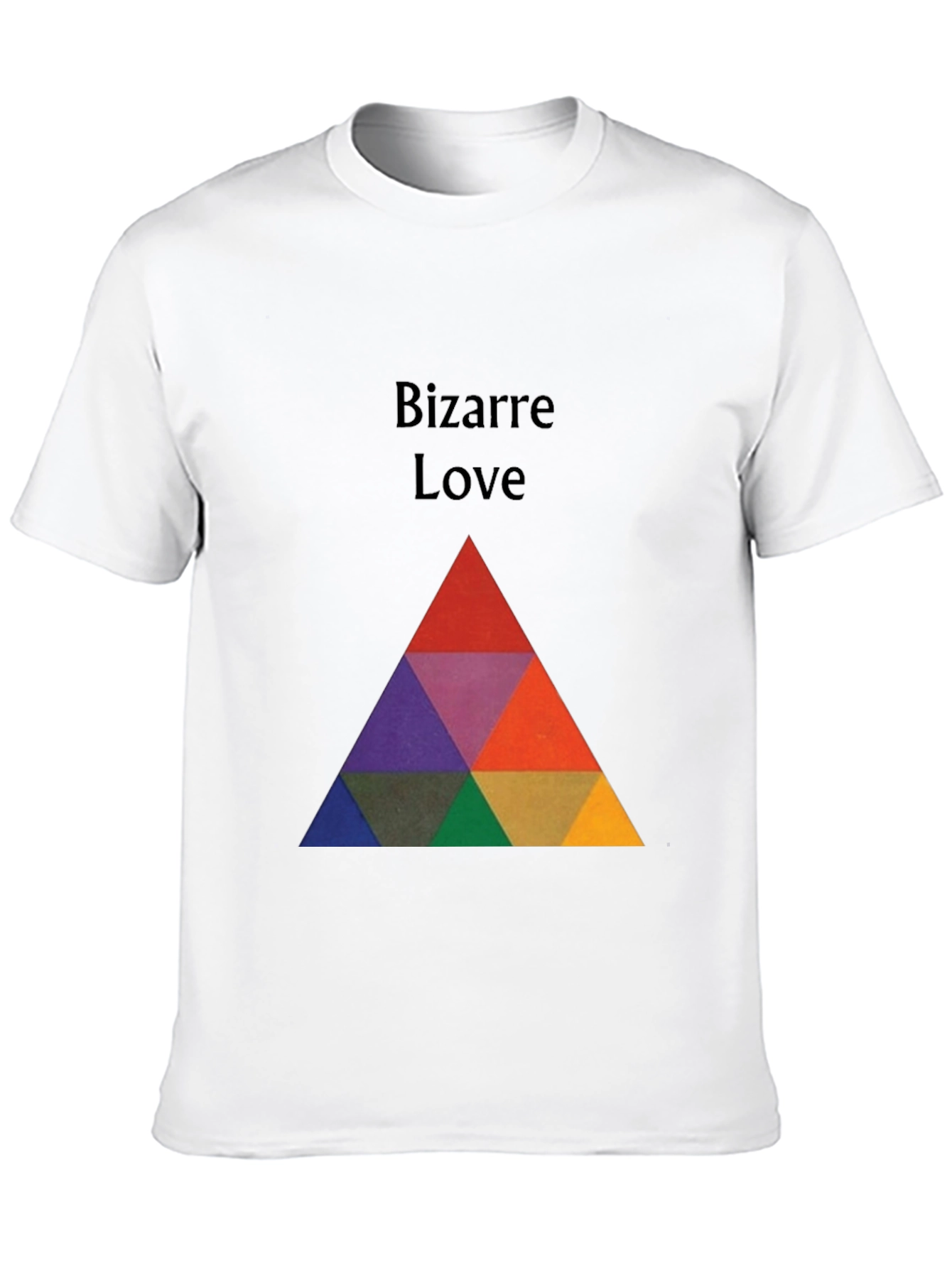 Bizarre Love Graphic Tee - Modern Geometric T-Shirt