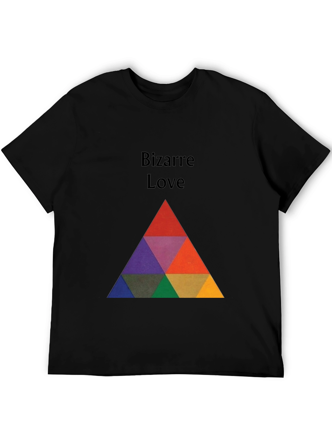 Bizarre Love Graphic Tee - Modern Geometric T-Shirt