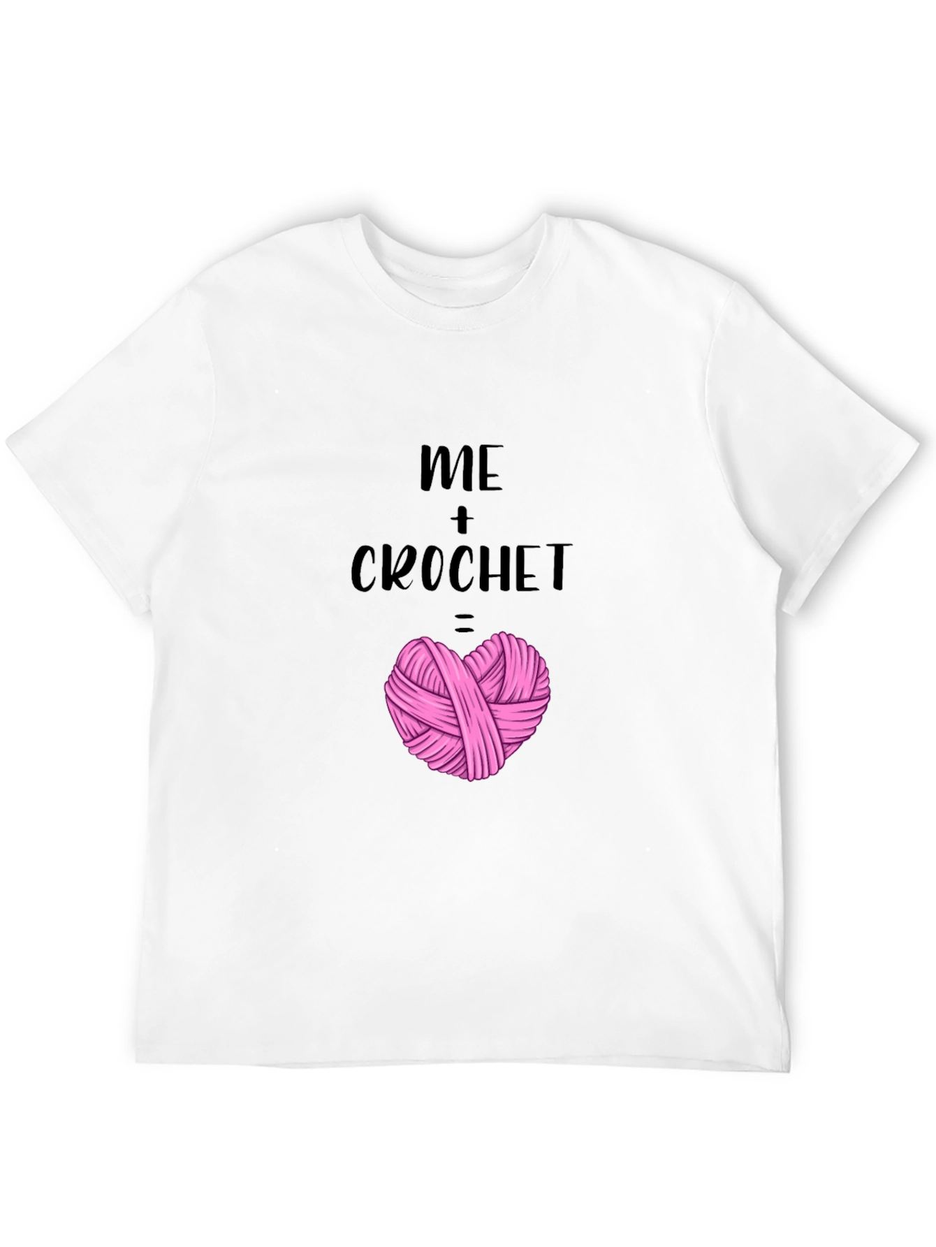 Me + Crochet Heart T-Shirt - Yarn Lover Tee