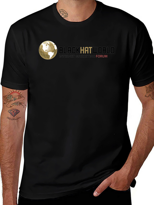 Black Hat World T-Shirt - Internet Marketing Forum Tee