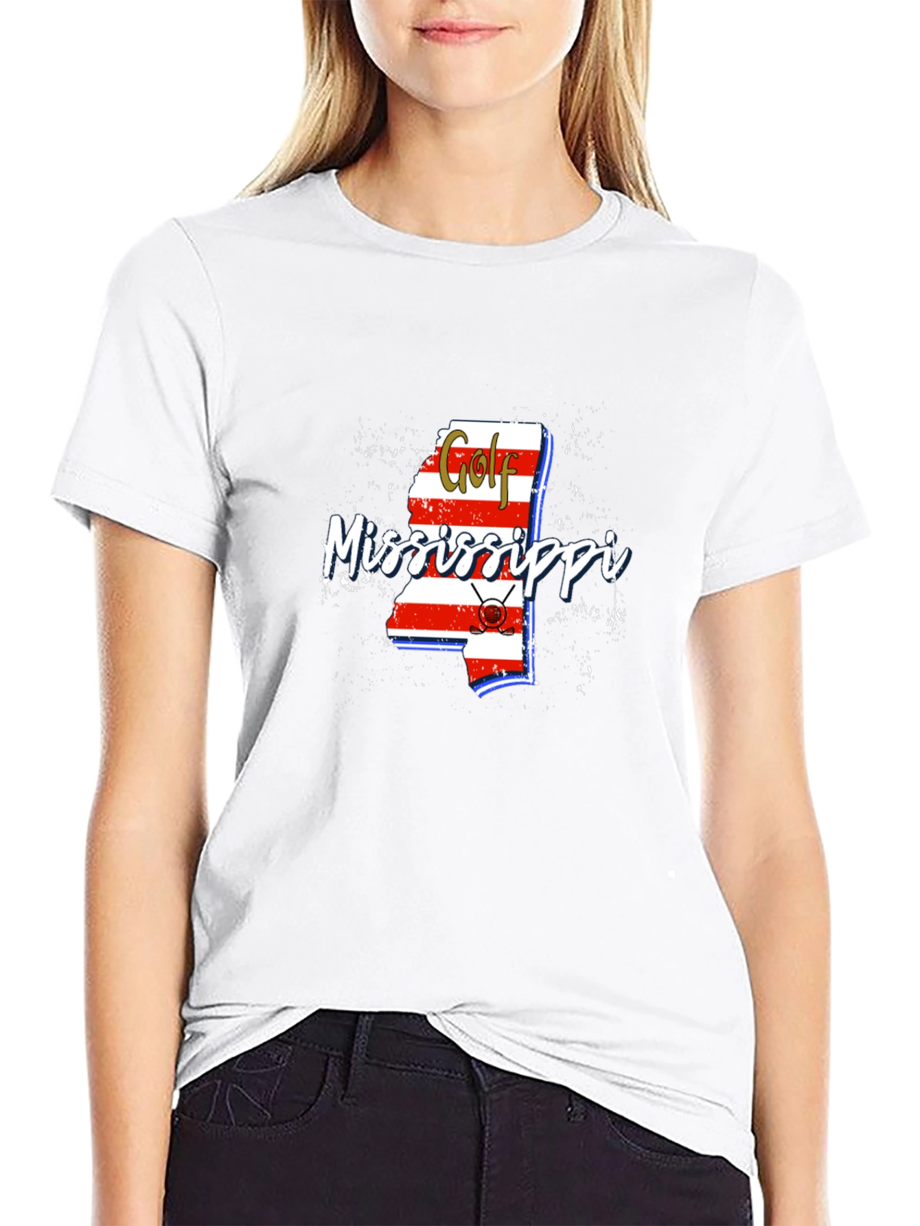 Golf Mississippi State Pride Tee